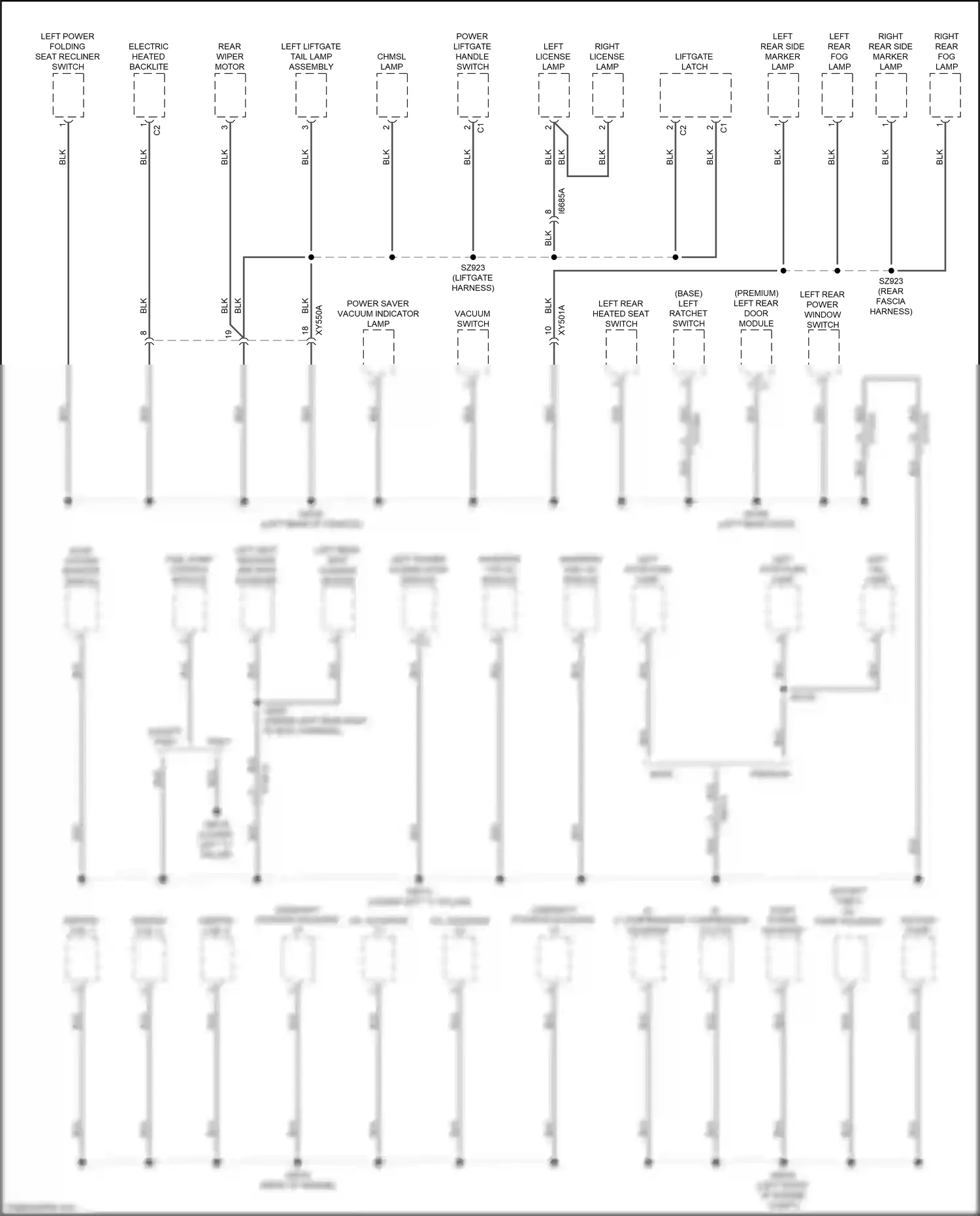 Chrysler Pacifica RU (2016-2020) vacuum pump wiring diagram  (2 of 2)