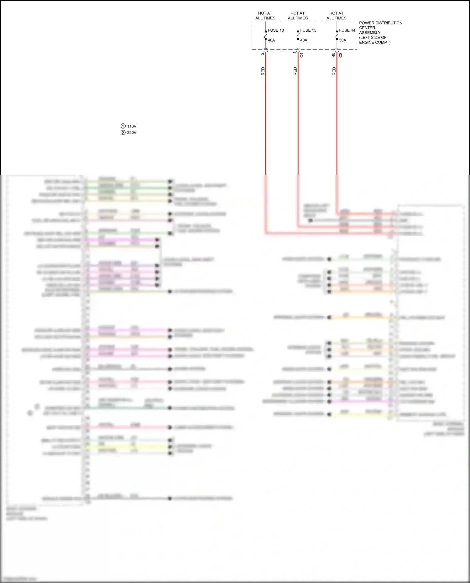 Chrysler Pacifica RU (2016-2020) vio/yel wiring diagram  (11 of 29)