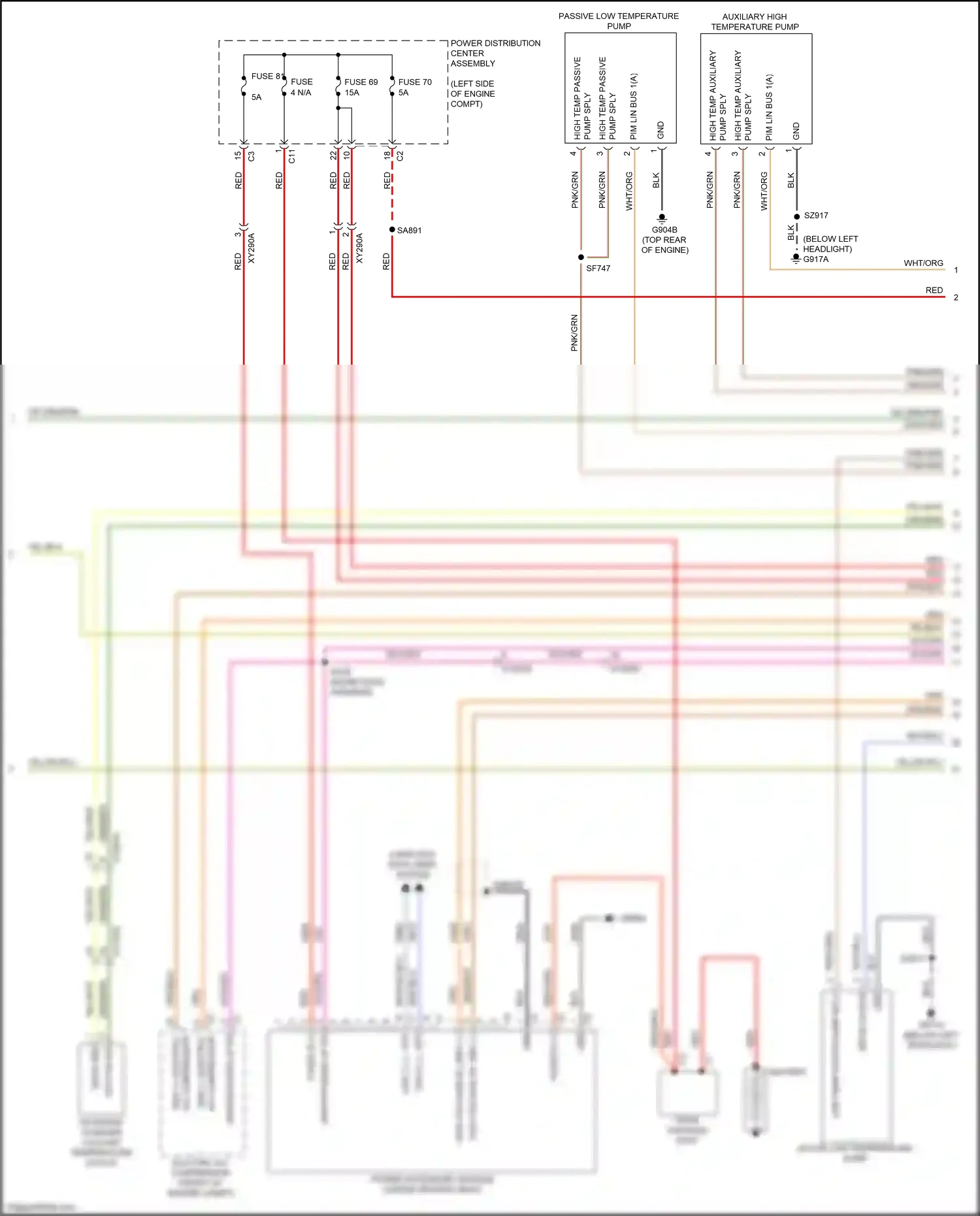 Chrysler Pacifica RU (2016-2020) yel/dk blu wiring diagram  (13 of 17)