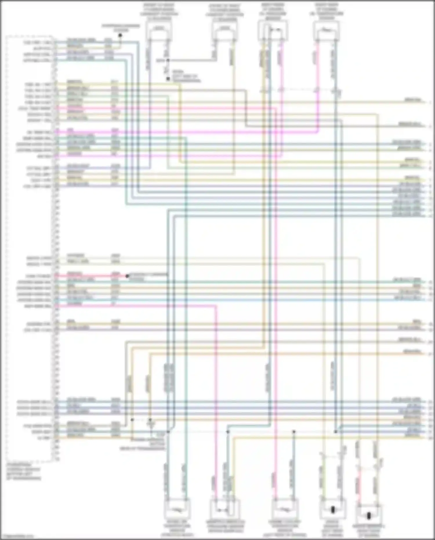 Town & Country Chrysler V facelift (2010-2016): Wiring diagram engine performance 3.6l (1 of 6)