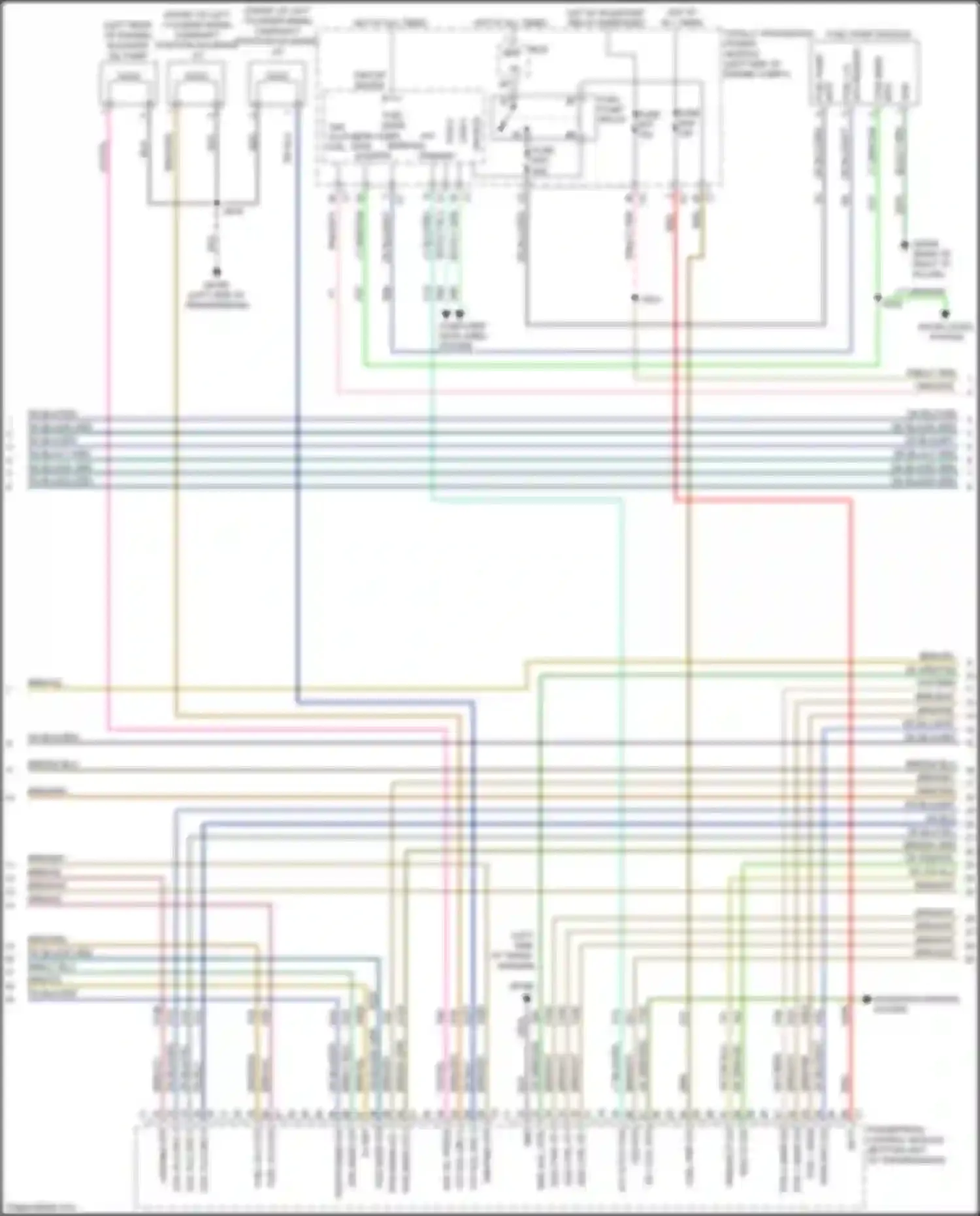 Town & Country Chrysler V facelift (2010-2016): Wiring diagram engine performance 3.6l (3 of 6)