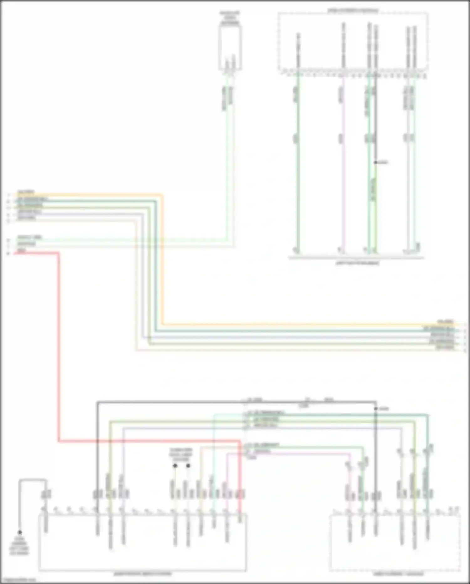 Town & Country Chrysler V facelift (2010-2016): Navigation circuit (2 of 4)