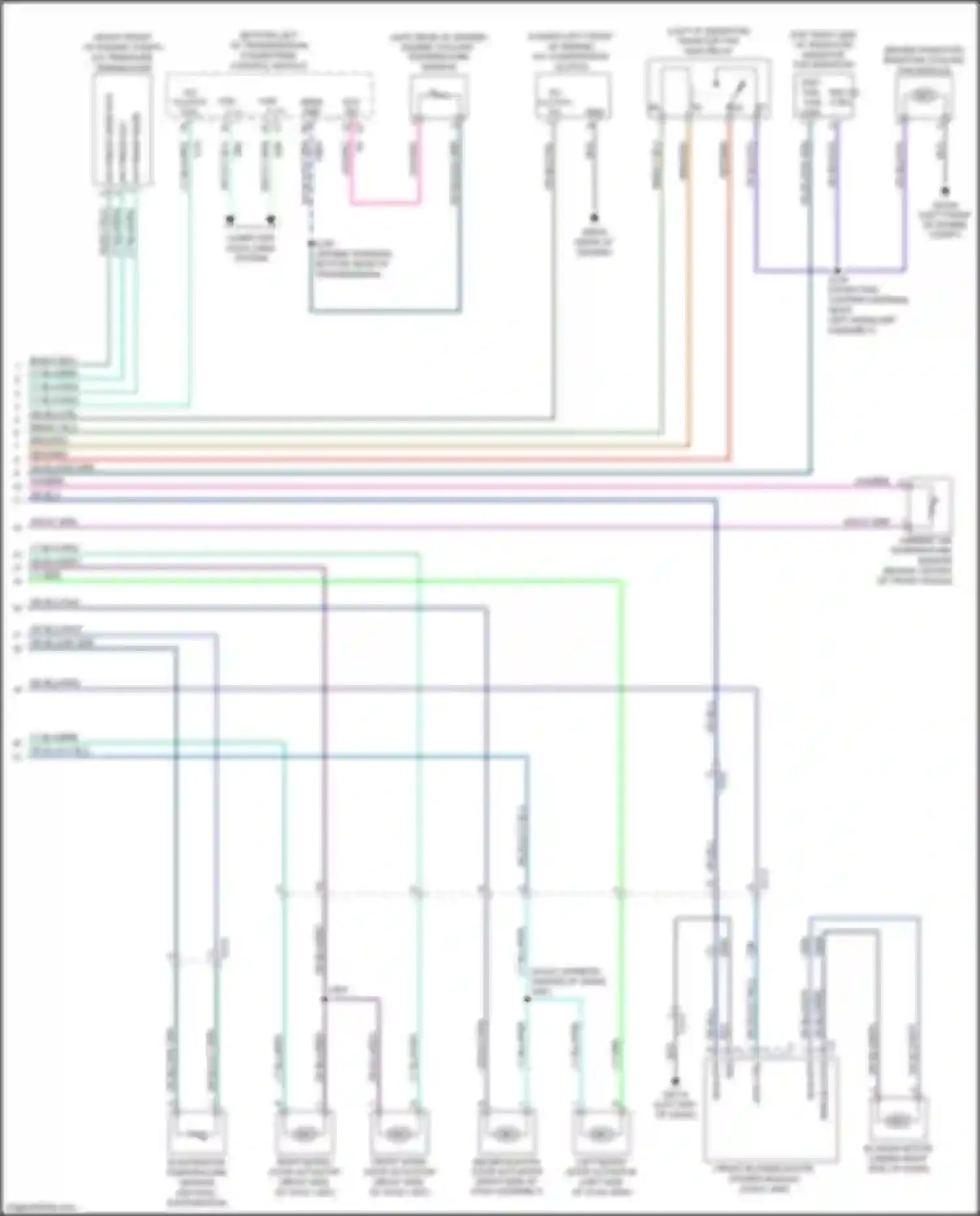 Wiring diagram computer data lines system for Chrysler Town & Country V facelift (2010-2016) (3 of 58)