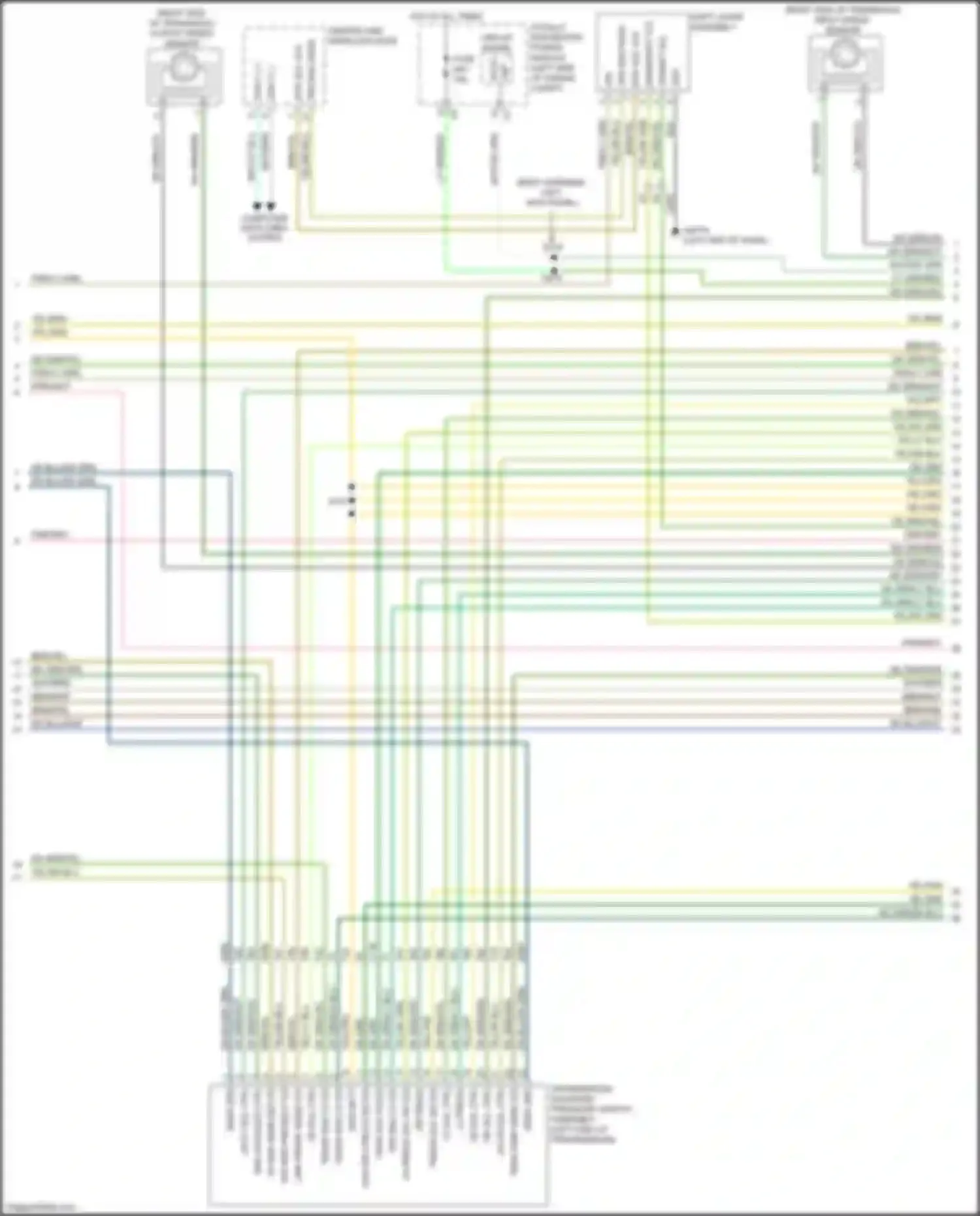Wiring diagram computer data lines system for Chrysler Town & Country V facelift (2010-2016) (57 of 58)