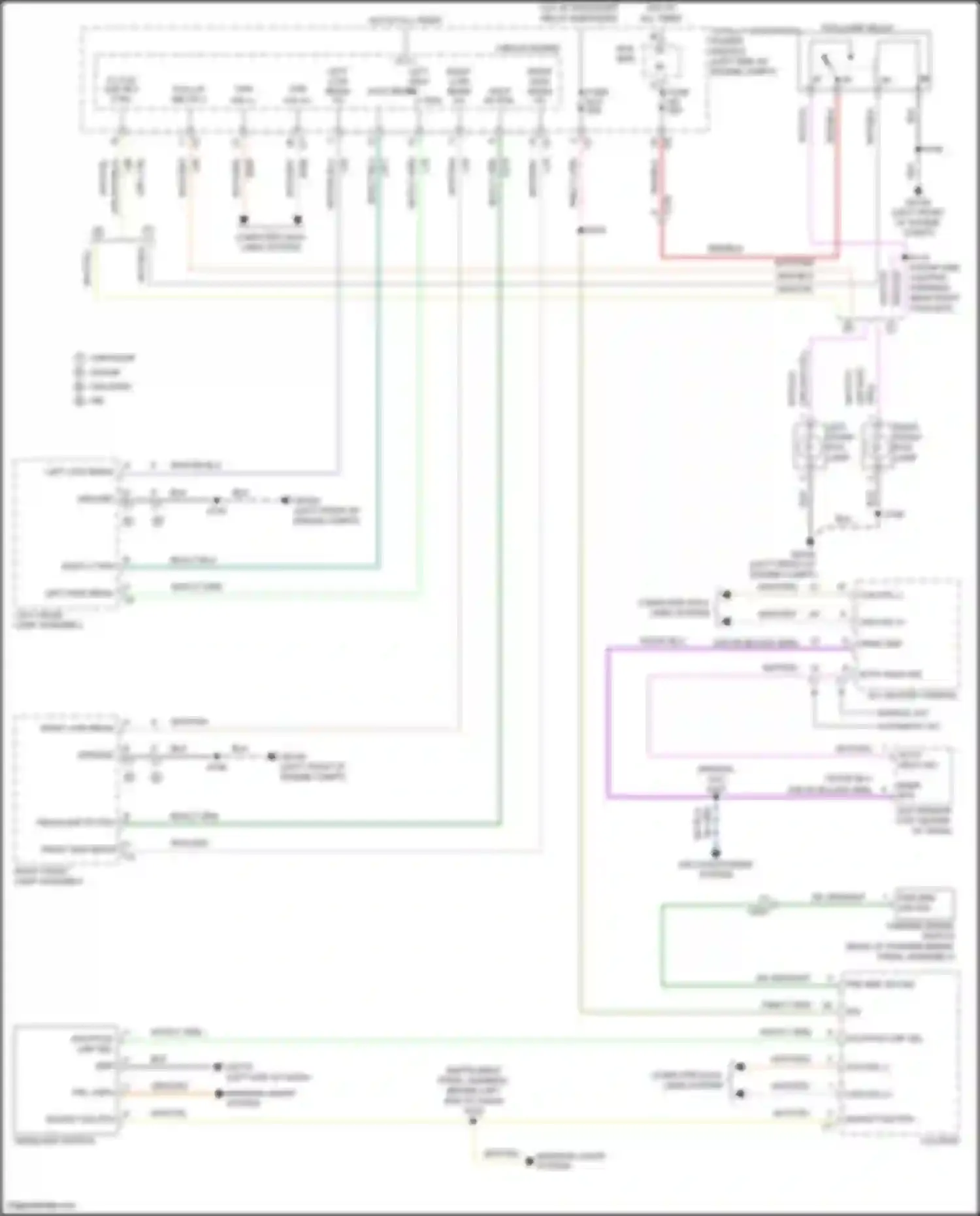 Wiring diagram computer data lines system for Chrysler Town & Country V facelift (2010-2016) (52 of 58)