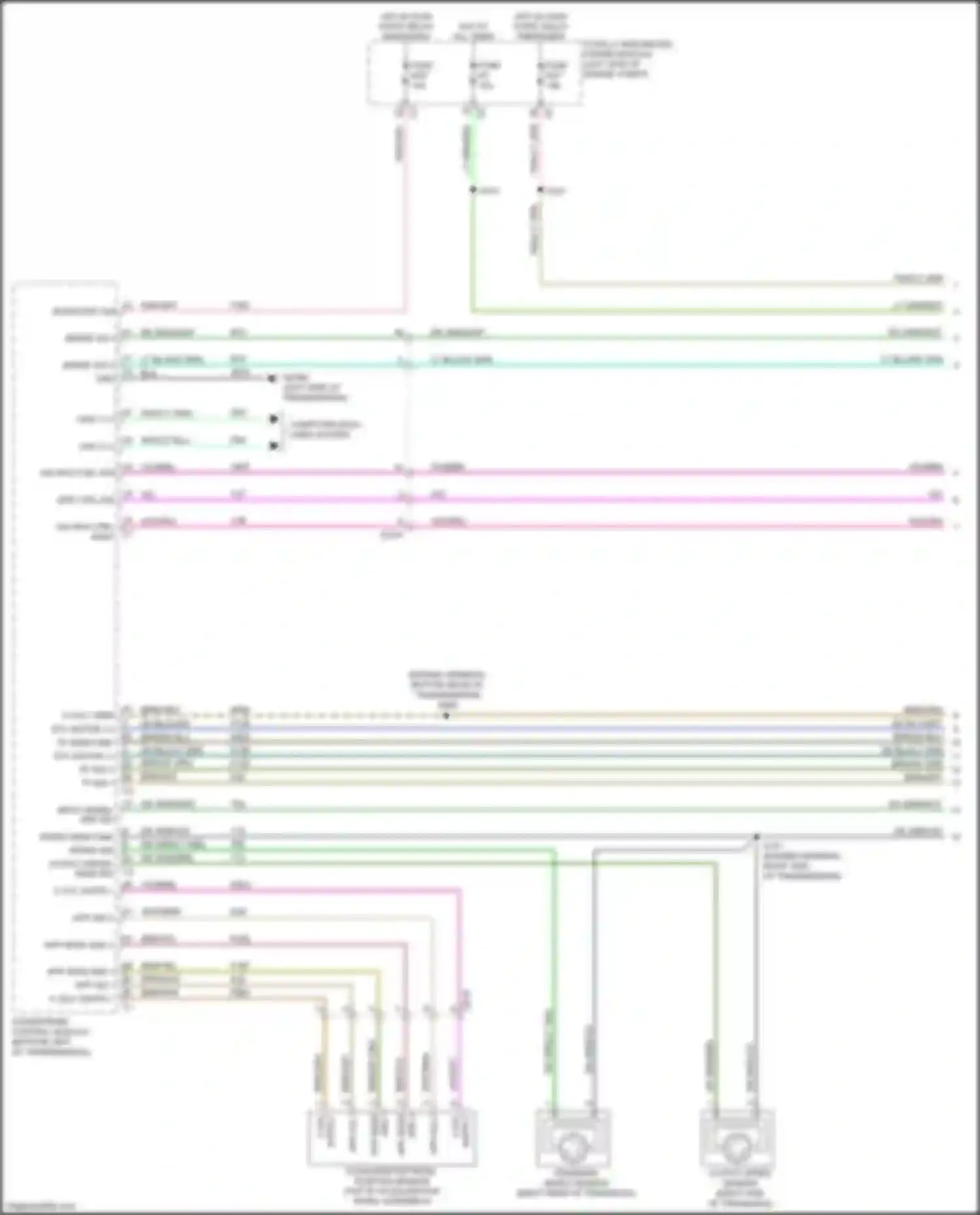Wiring diagram computer data lines system for Chrysler Town & Country V facelift (2010-2016) (22 of 58)