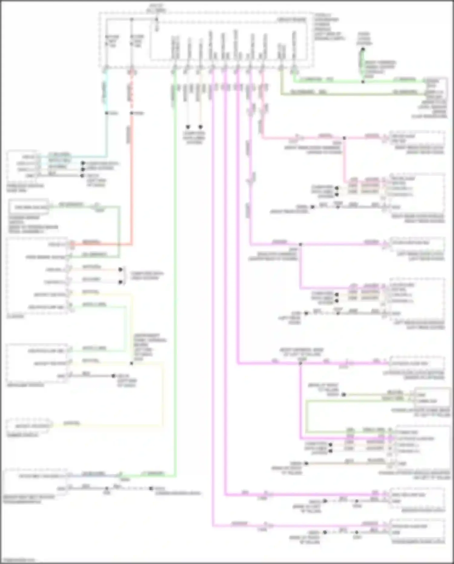 Wiring diagram computer data lines system for Chrysler Town & Country V facelift (2010-2016) (51 of 58)
