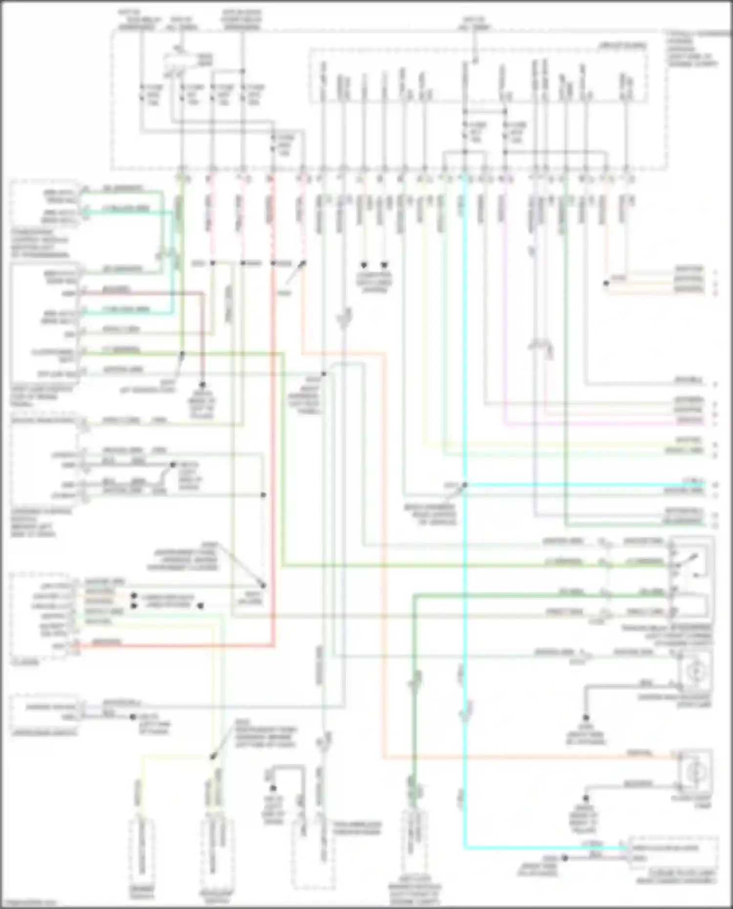 Wiring diagram computer data lines system for Chrysler Town & Country V facelift (2010-2016) (6 of 58)