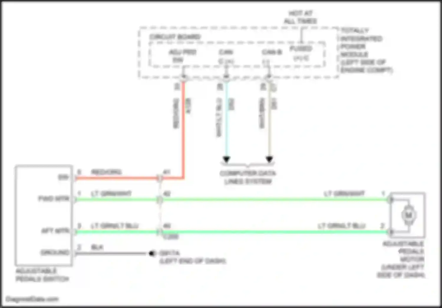 Wiring diagram computer data lines system for Chrysler Town & Country V facelift (2010-2016) (1 of 58)