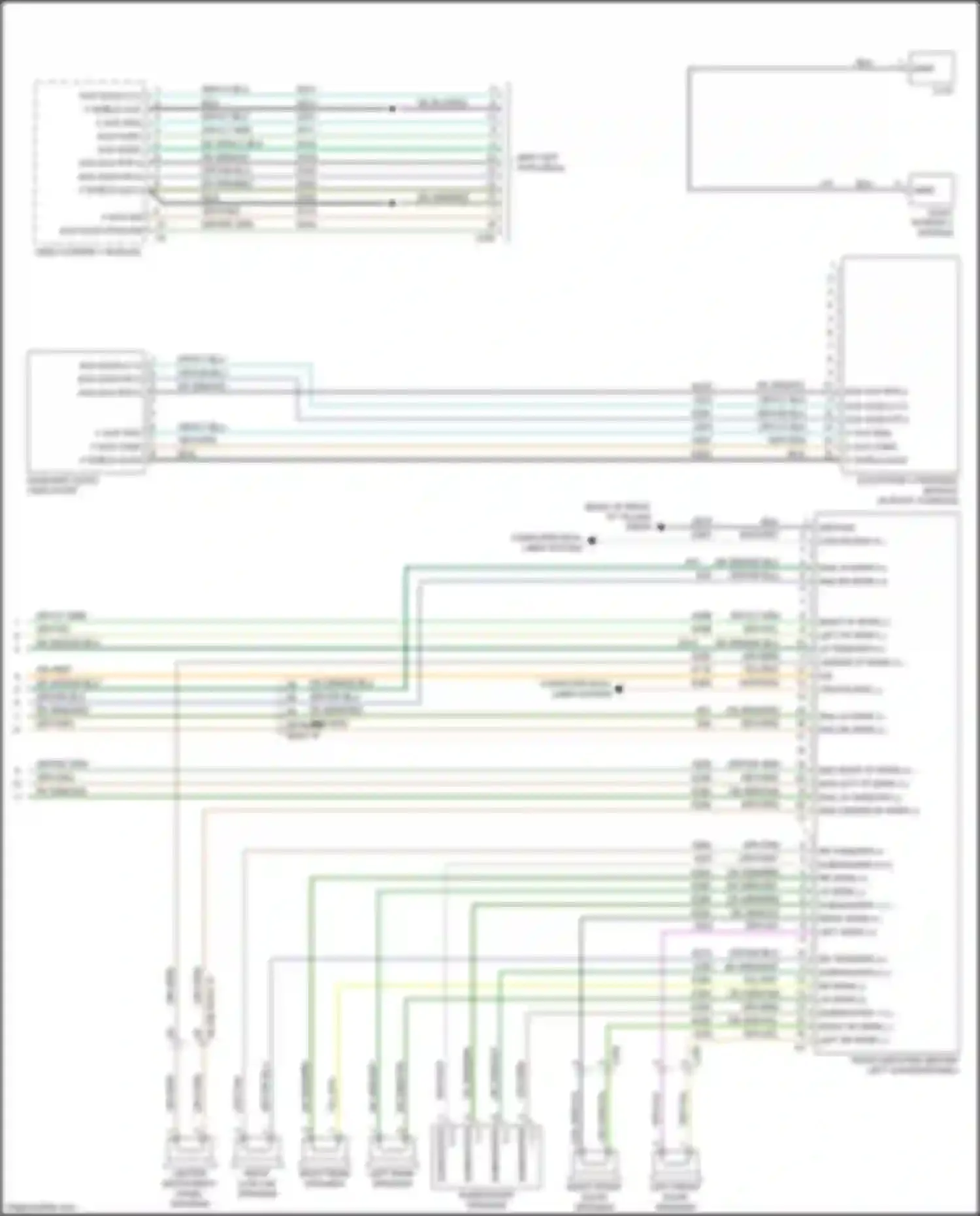 Wiring diagram computer data lines system for Chrysler Town & Country V facelift (2010-2016) (49 of 58)