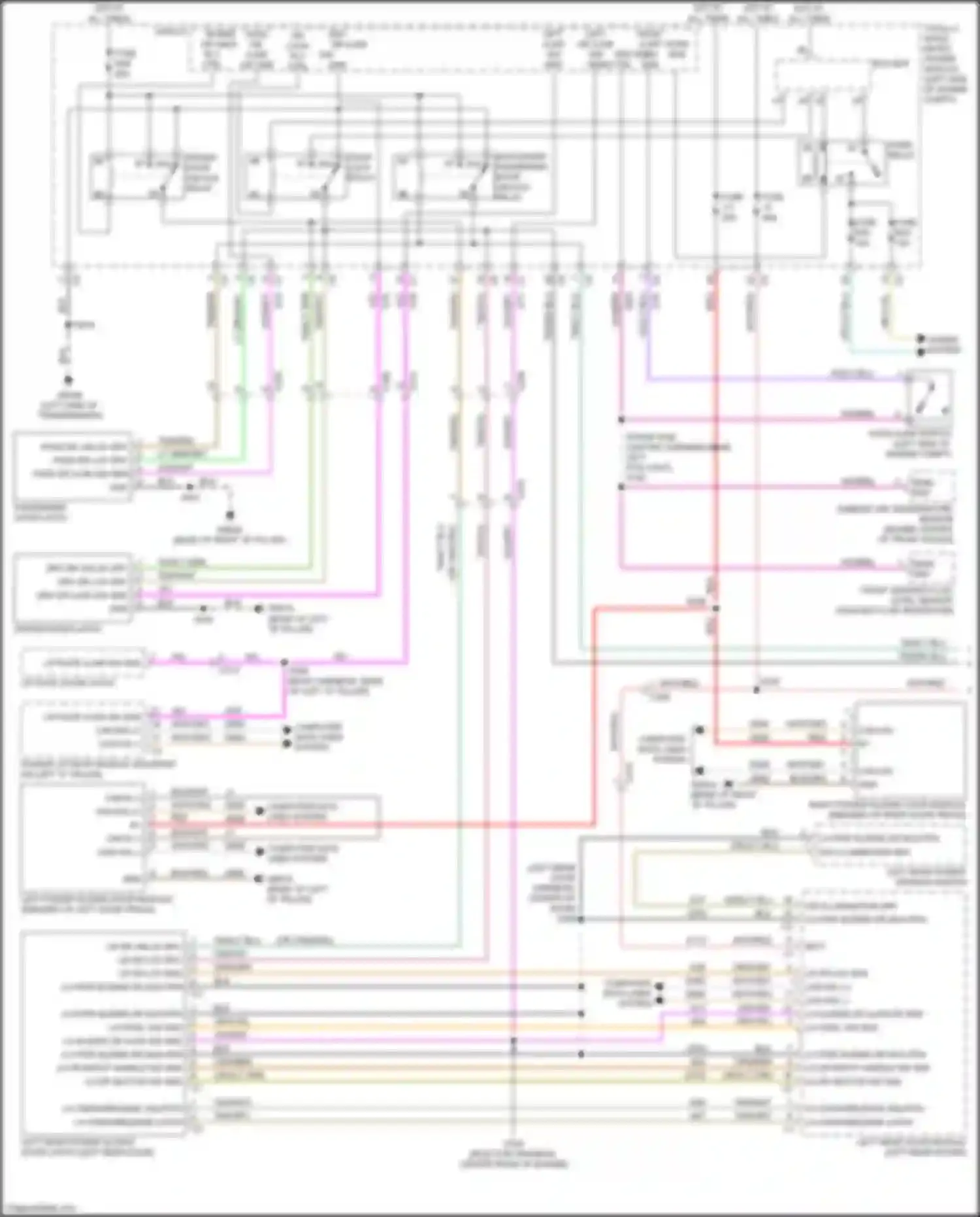 Wiring diagram front washer fluid level sensor for Chrysler Town & Country V facelift (2010-2016) (1 of 3)