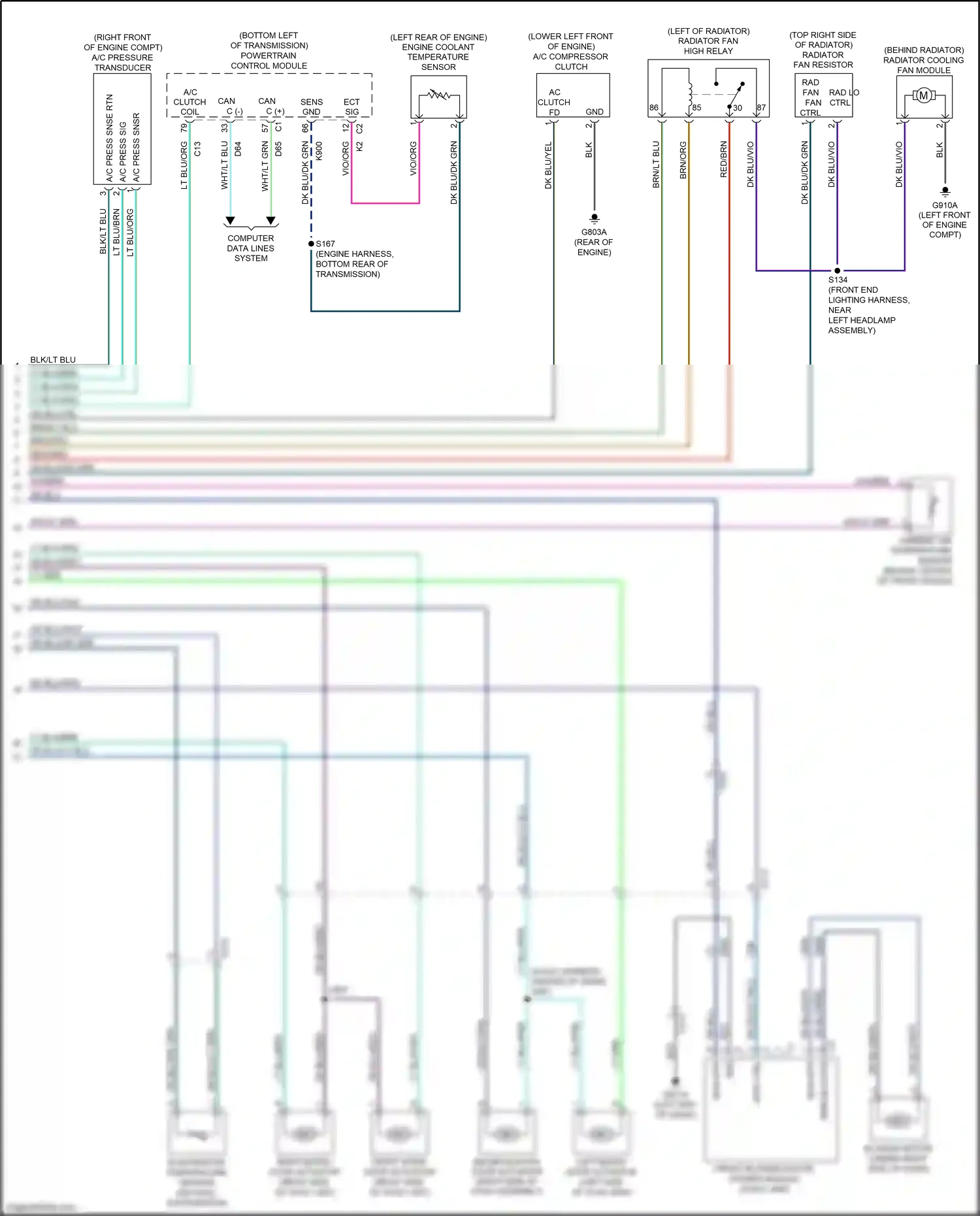Wiring diagram mtr ctrl for Chrysler Town & Country V facelift (2010-2016) (1 of 1)