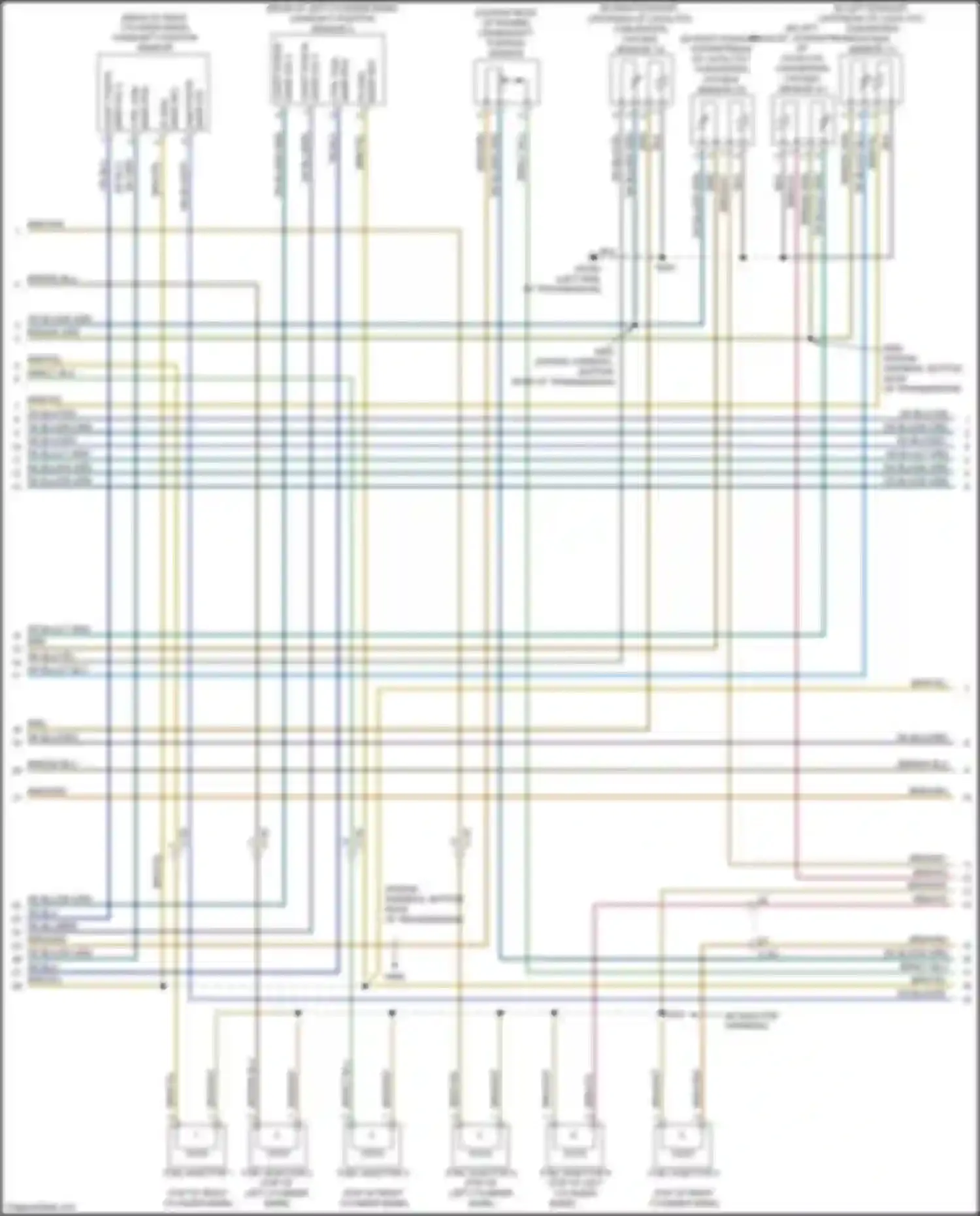 Wiring diagram oxygen sensor 2/1 for Chrysler Town & Country V facelift (2010-2016) (2 of 2)