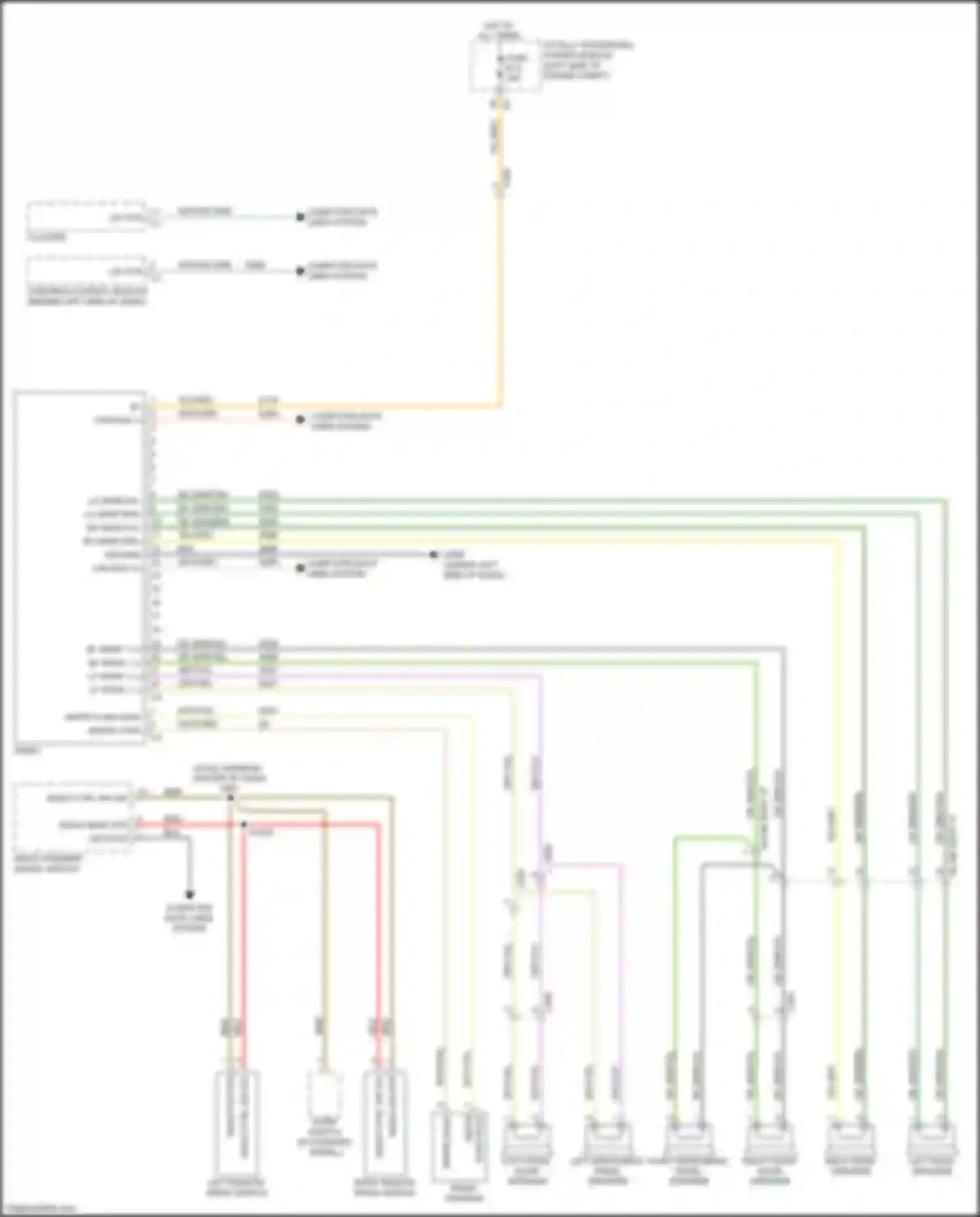 Wiring diagram radio ctrl sw sig for Chrysler Town & Country V facelift (2010-2016) (2 of 4)