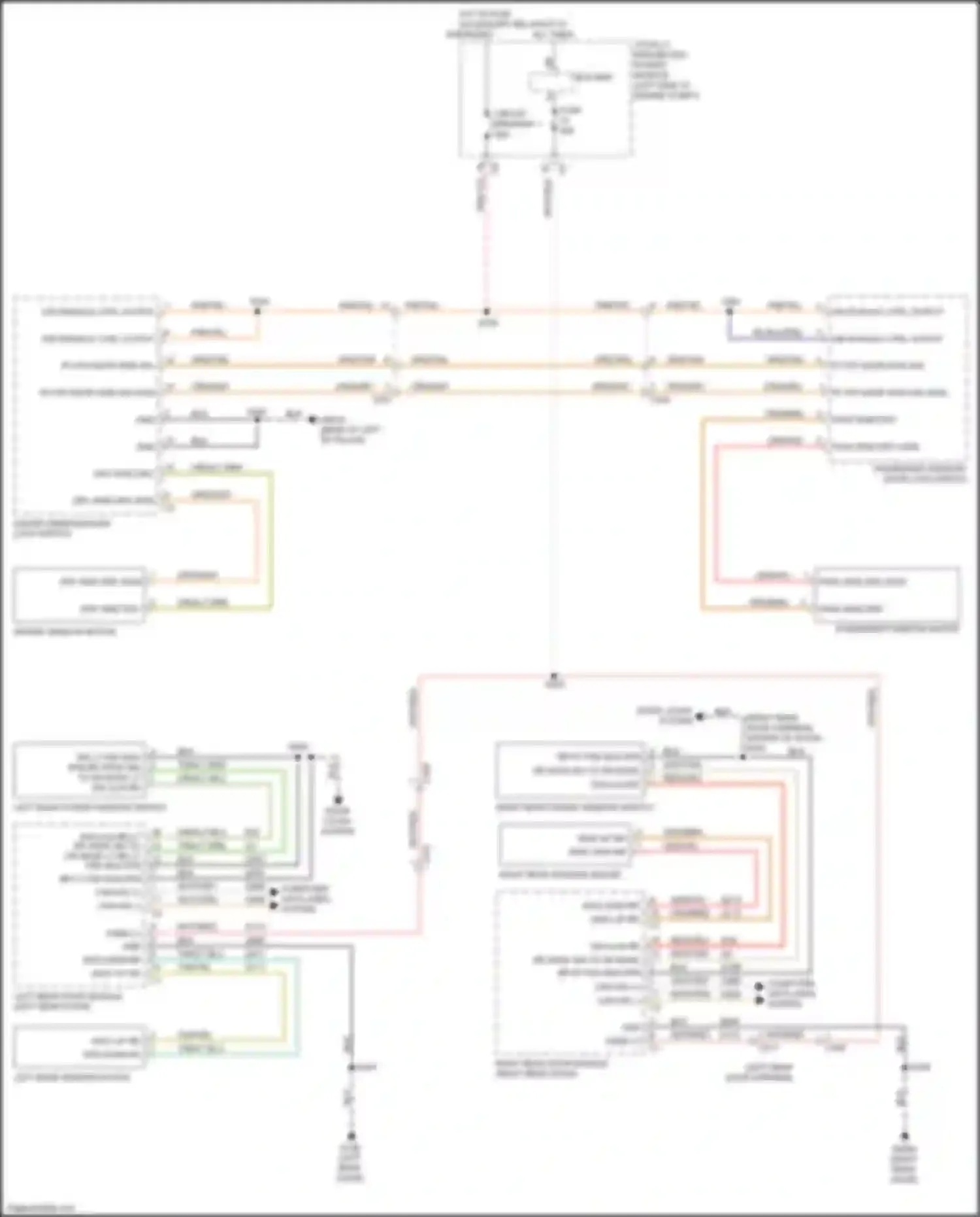 Wiring diagram rr lt psd mux rtn rr wdw sig to dr node lt sw illm rr lt for Chrysler Town & Country V facelift (2010-2016) (1 of 2)