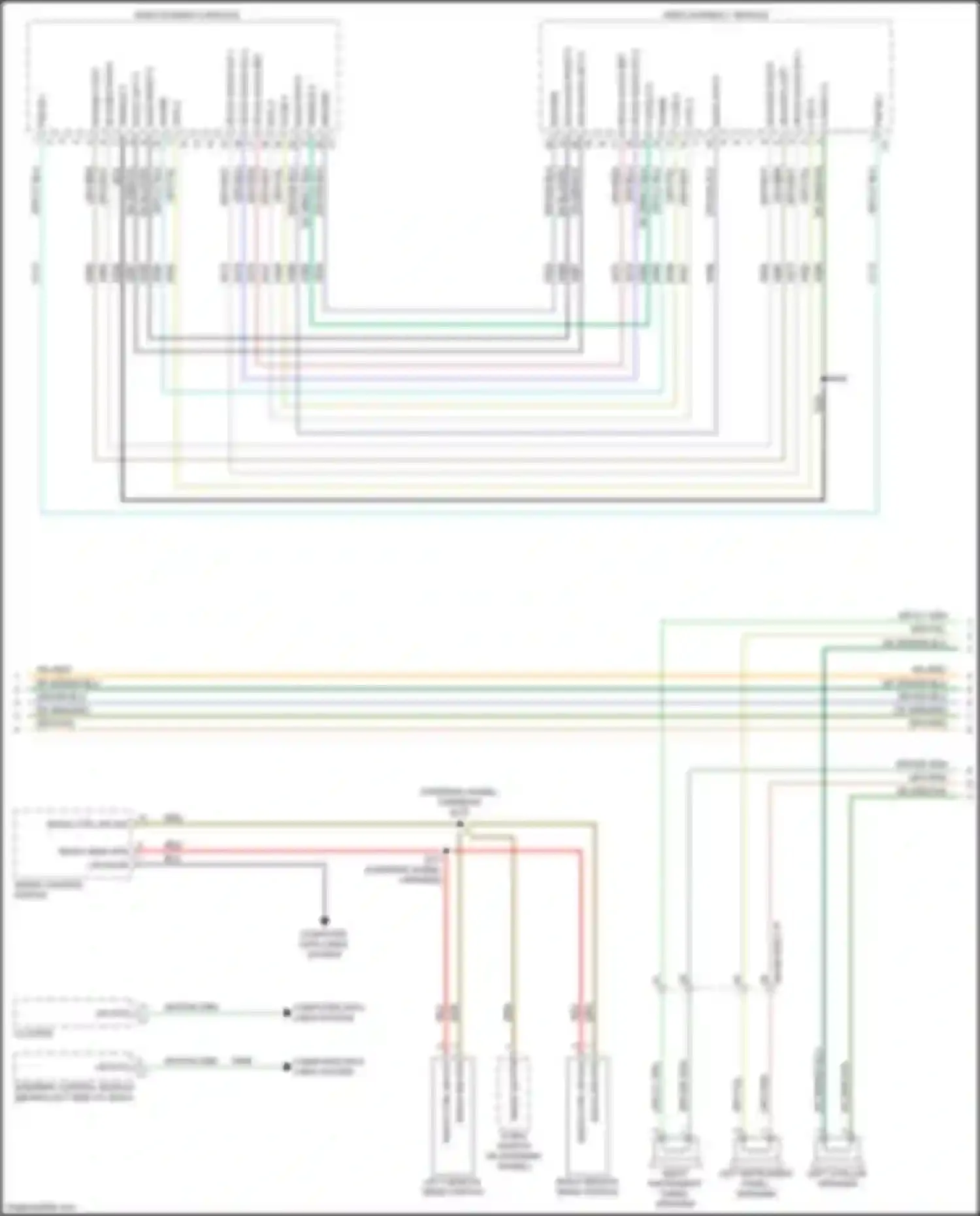 Wiring diagram vcom 3 for Chrysler Town & Country V facelift (2010-2016) (1 of 2)