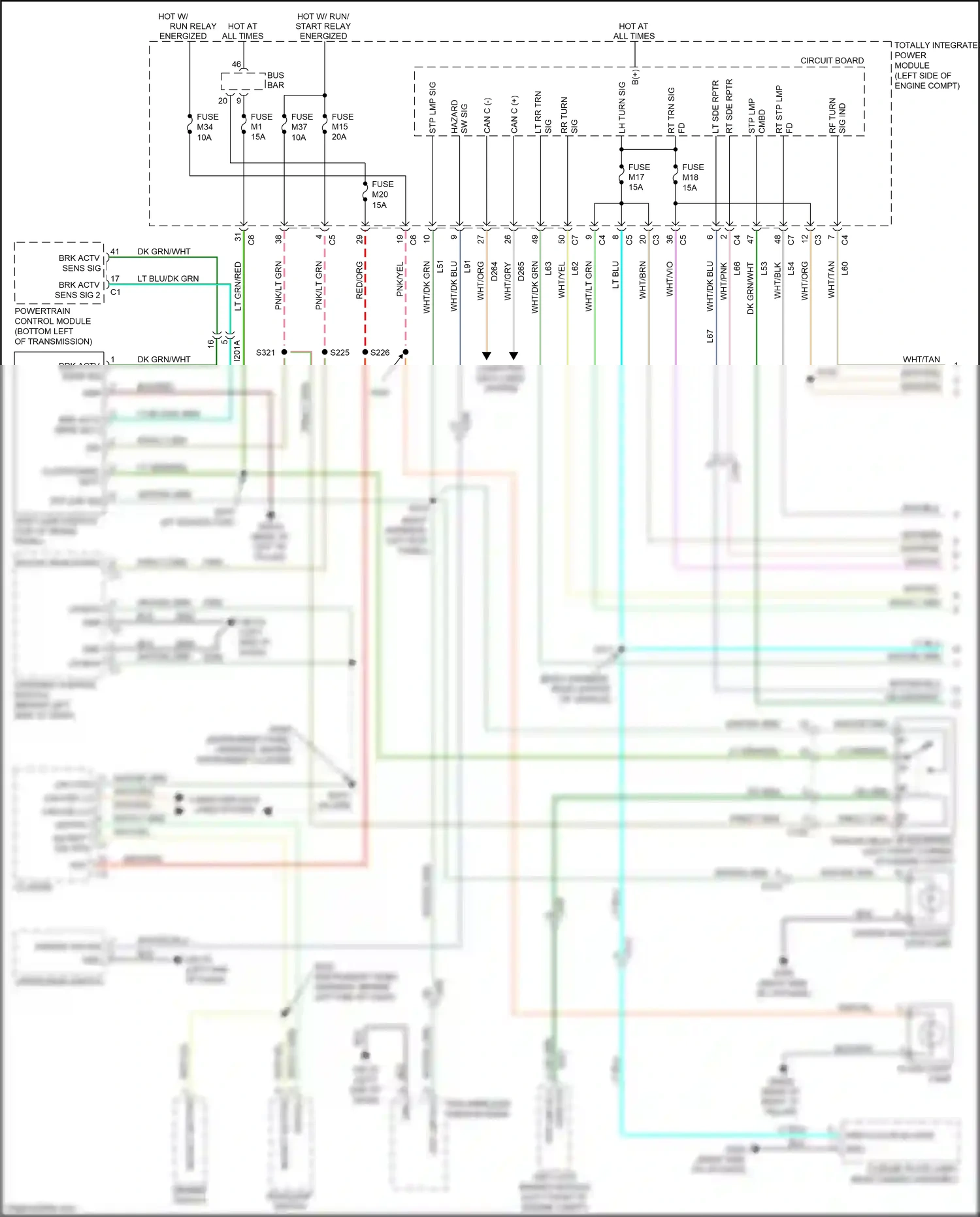 Wiring diagram win wireless ignition node for Chrysler Town & Country V facelift (2010-2016) (1 of 1)