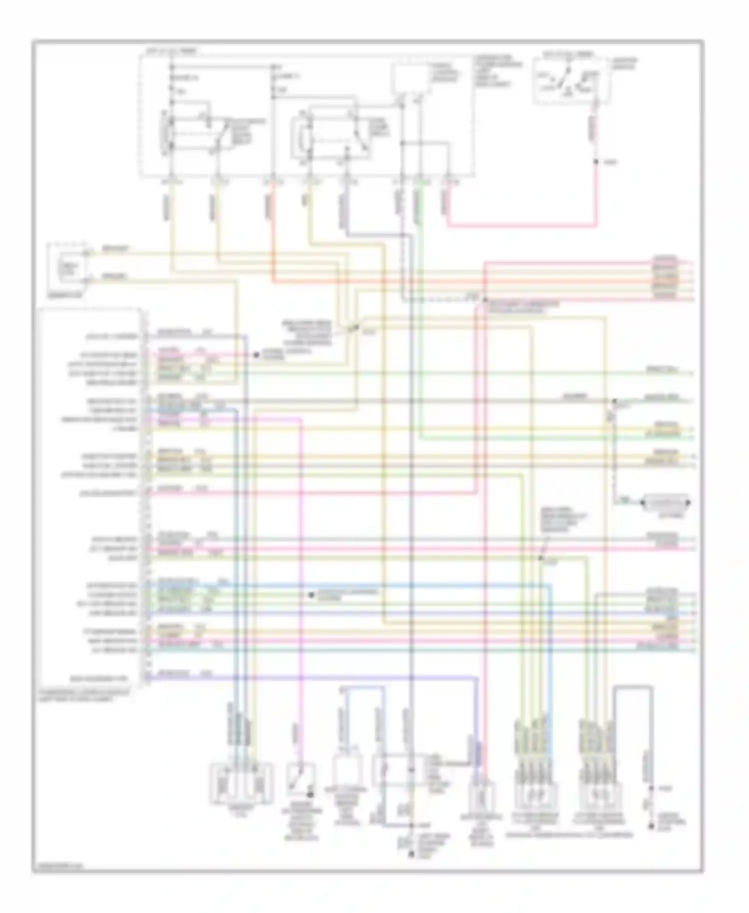 Voyager Chrysler IV (2000-2004): Wiring diagram engine performance 2.4ls (1 of 3)