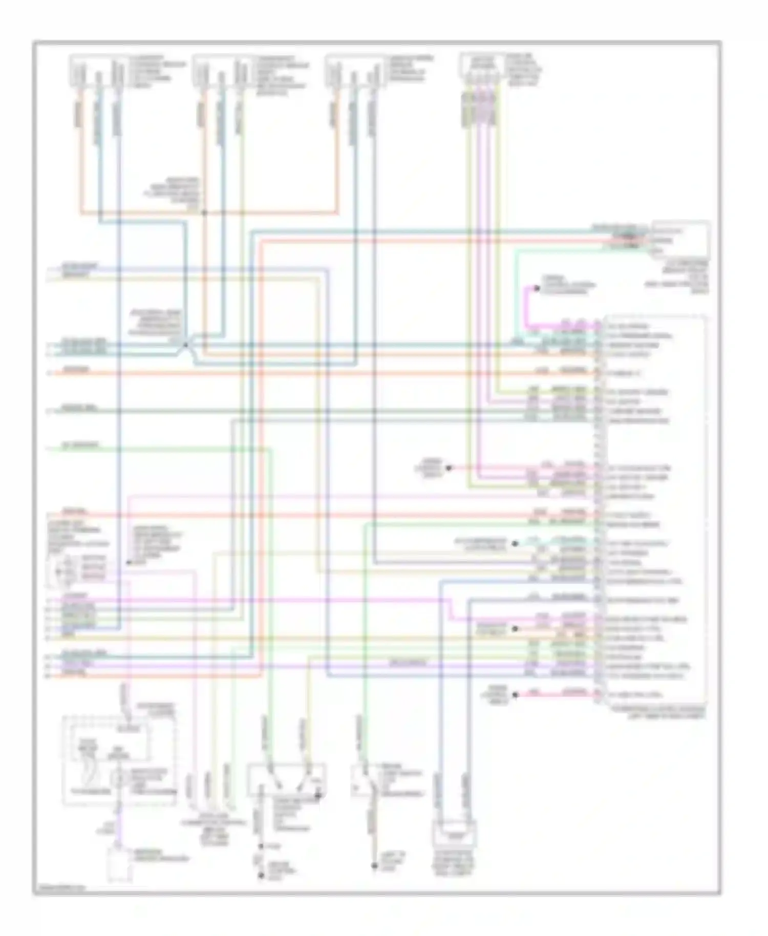 Voyager Chrysler IV (2000-2004): Wiring diagram engine performance 2.4ls (3 of 3)