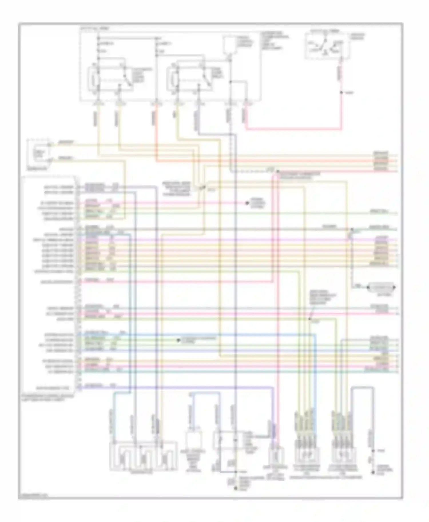 Voyager Chrysler IV (2000-2004): Wiring diagram engine performance 3.3l flex fuels (1 of 3)
