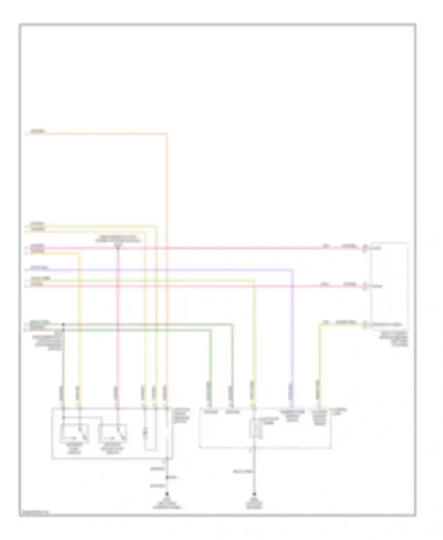 Voyager Chrysler IV (2000-2004): Power liftgate circuit (2 of 2)