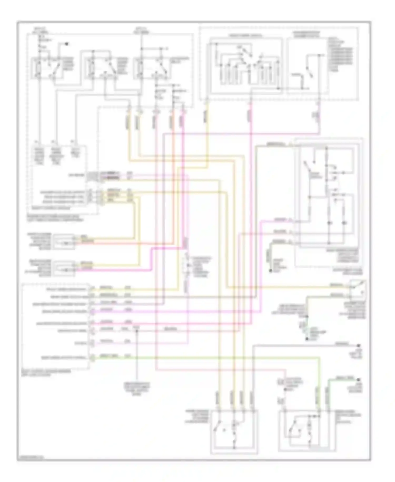 Voyager Chrysler IV (2000-2004): Wiper/washer circuit