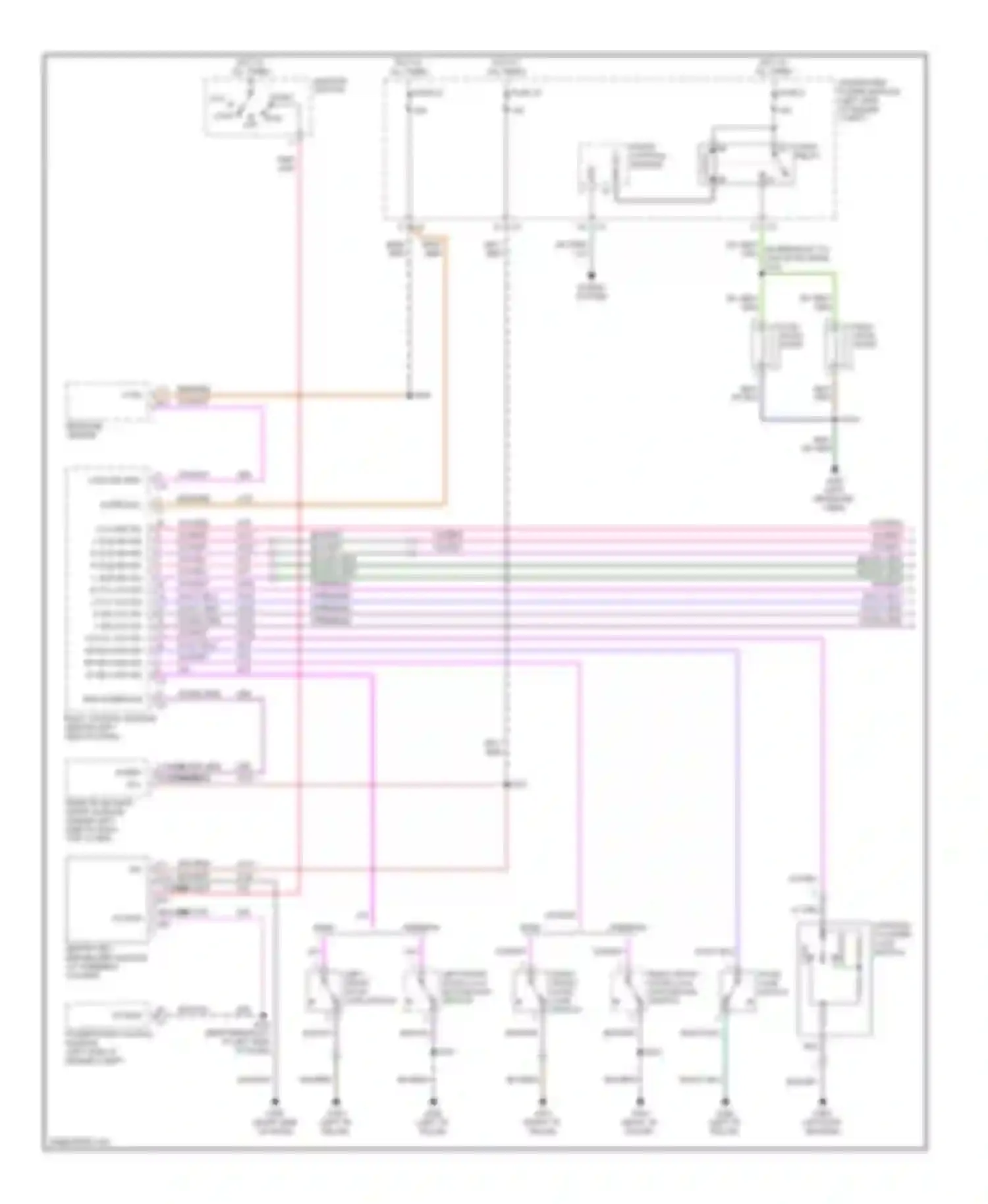 Wiring diagram blk/dk grn for Chrysler Voyager IV (2000-2004) (2 of 23)
