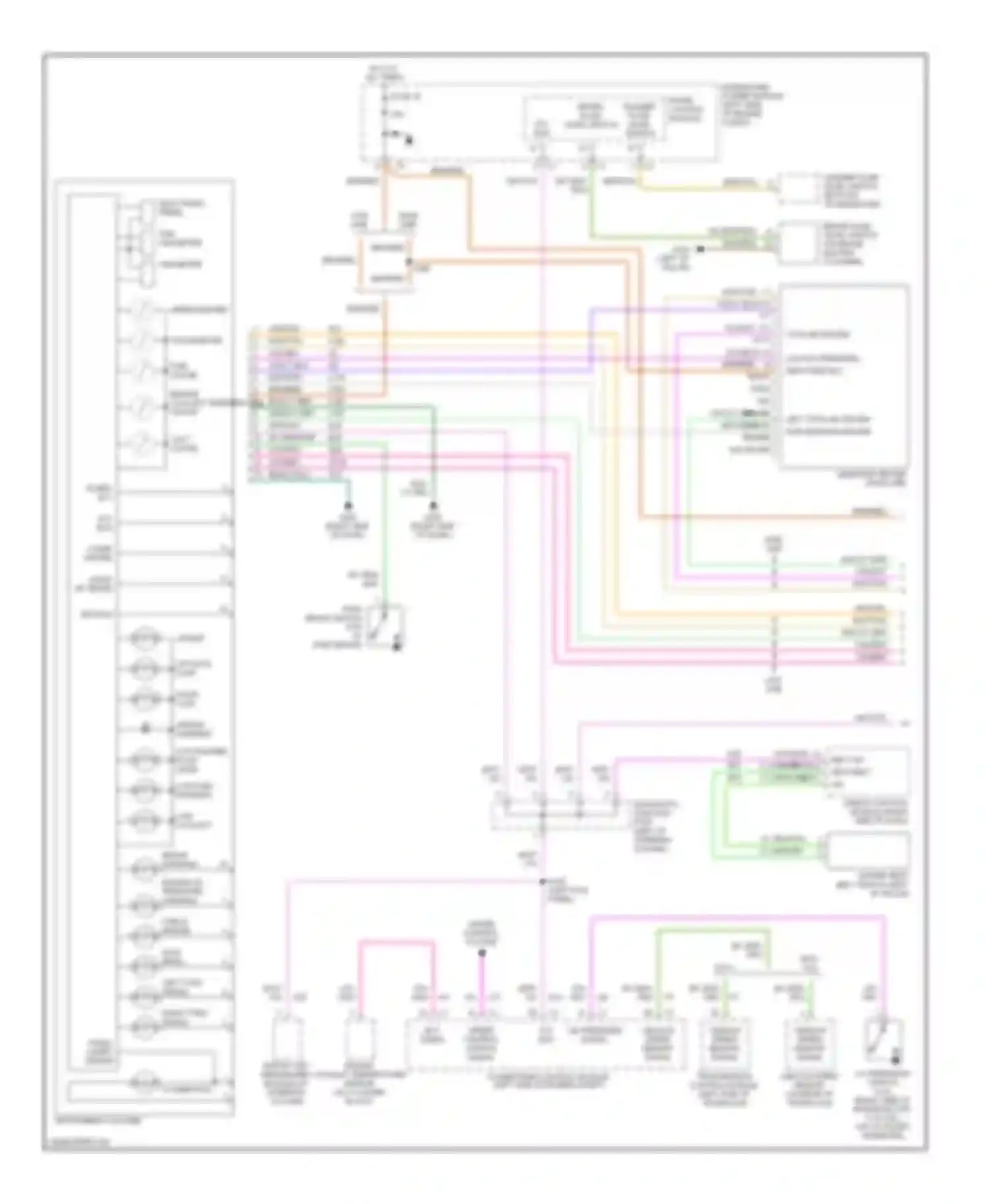 Wiring diagram liftgate ajar for Chrysler Voyager IV (2000-2004) (1 of 1)