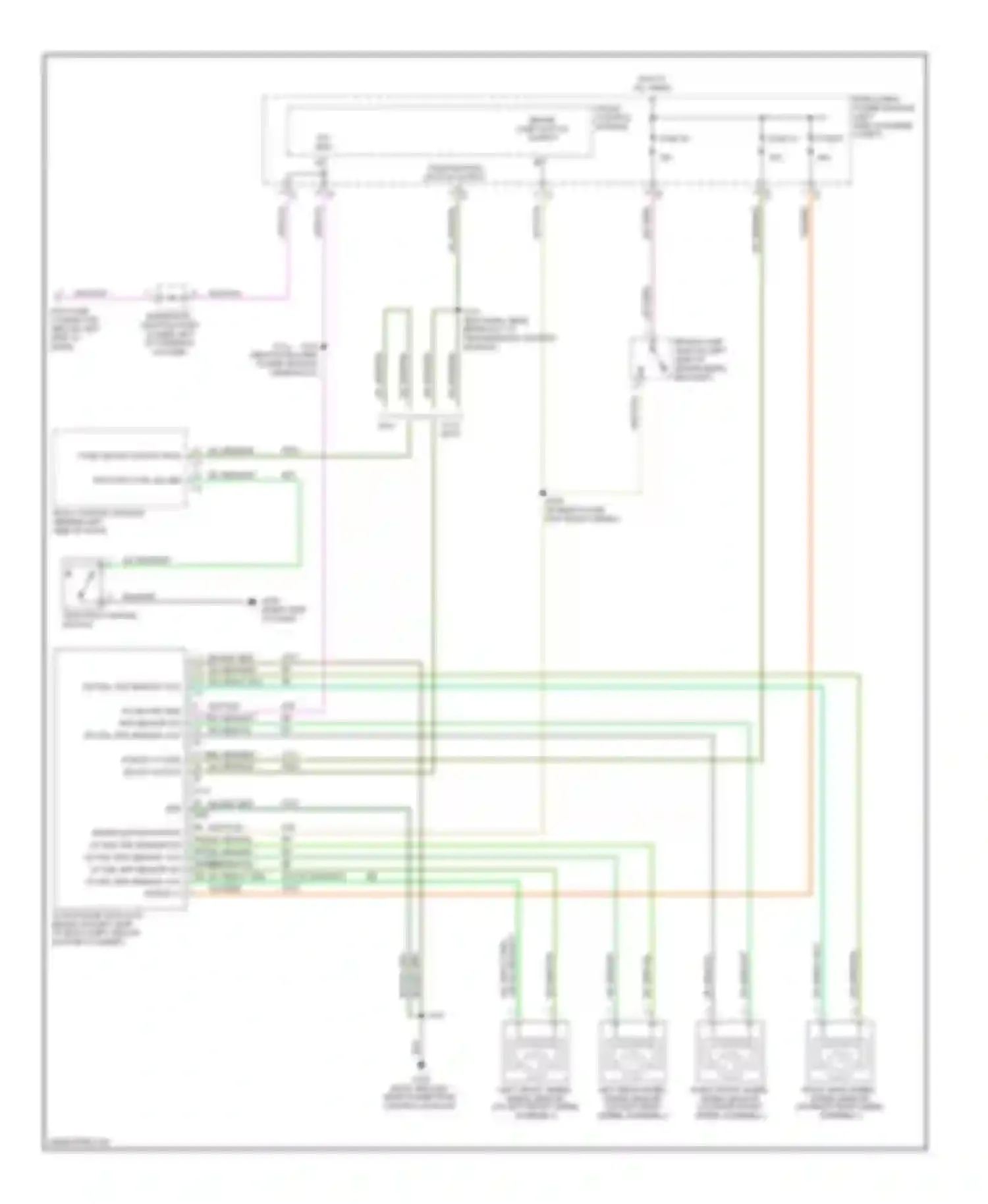 Wiring diagram traction ctrl sw sen for Chrysler Voyager IV (2000-2004) (1 of 1)