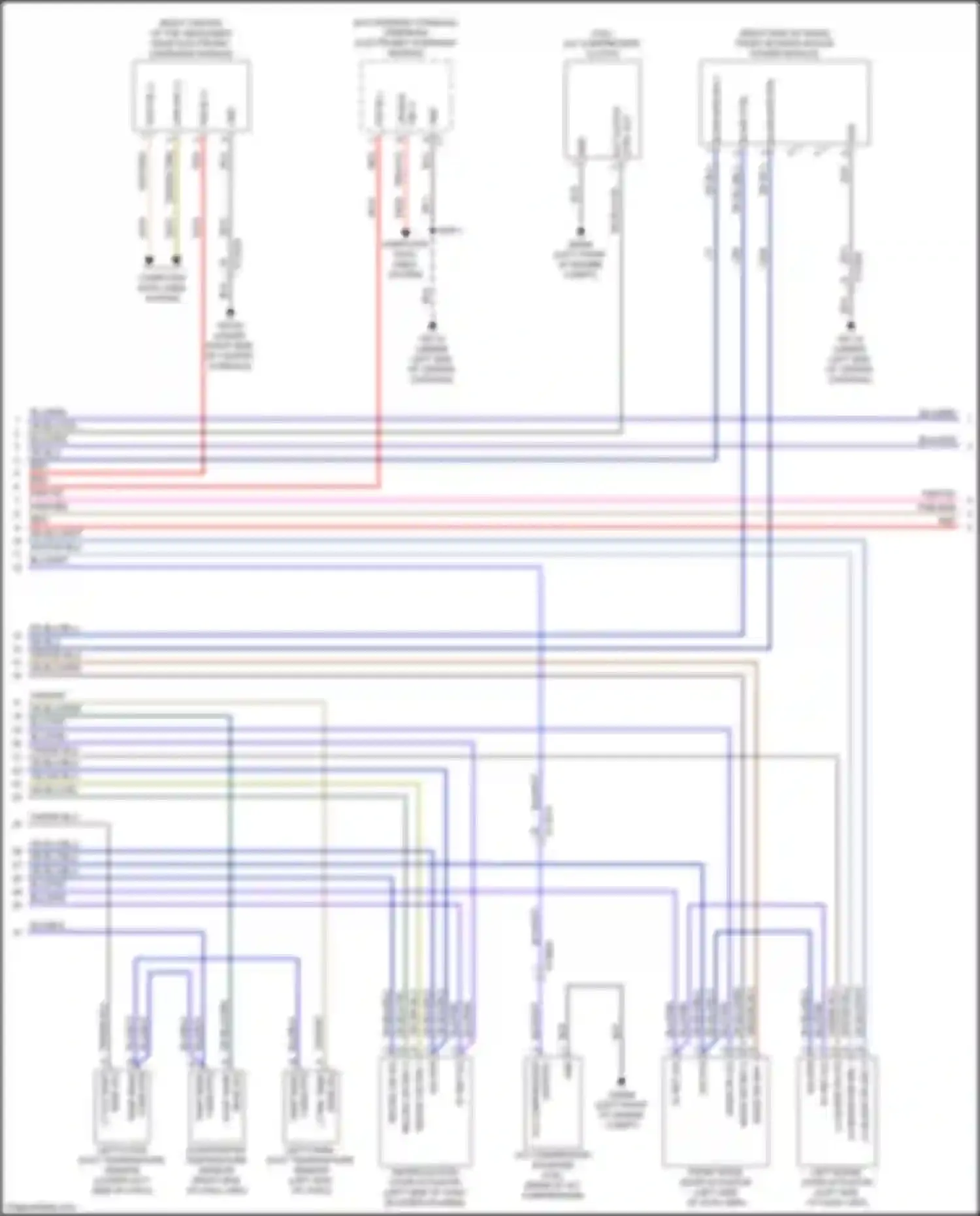 Voyager Chrysler VI (2019-2024): Automatic a/c circuit (2 of 5)