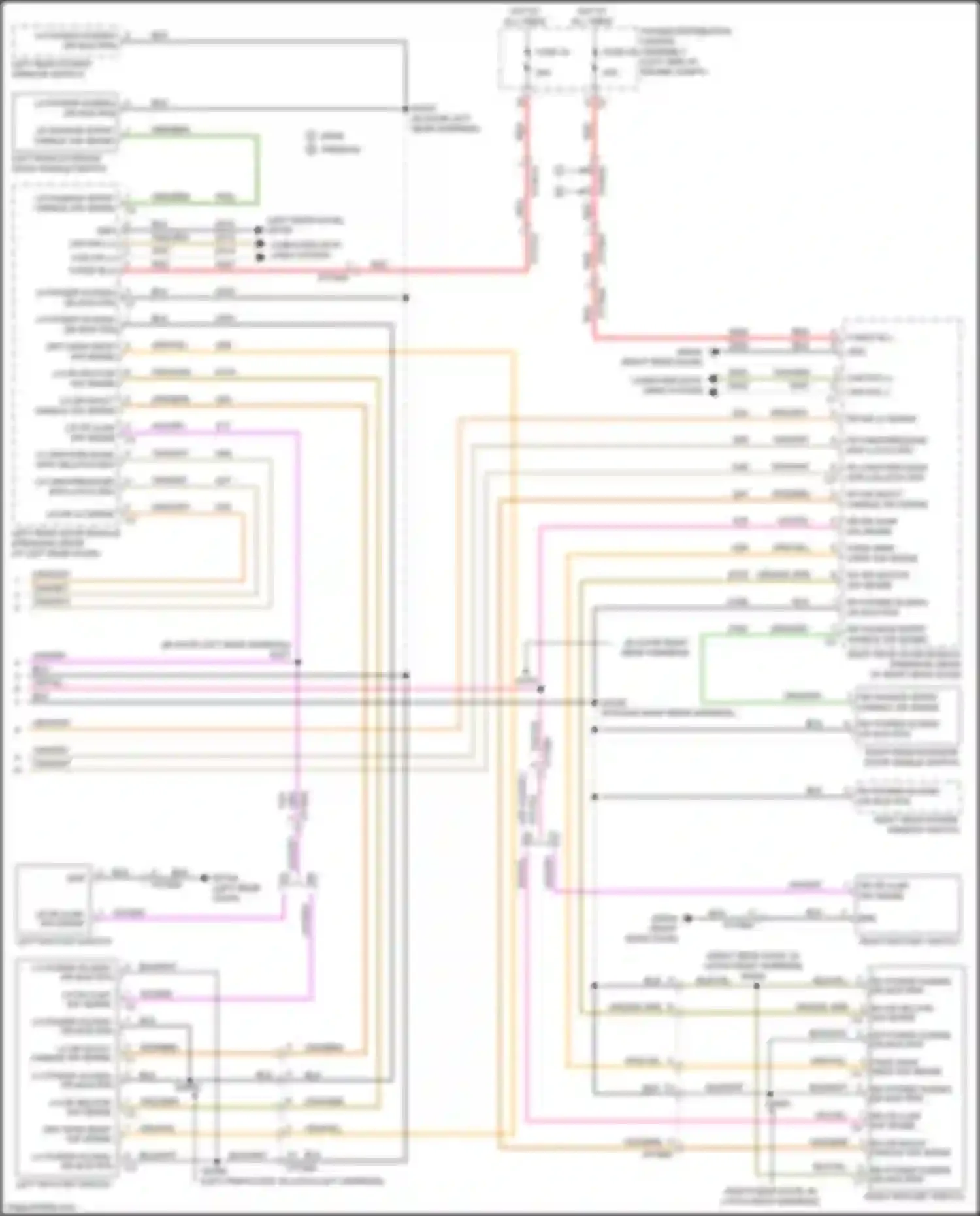 Voyager Chrysler VI (2019-2024): Forced entry circuit (3 of 3)