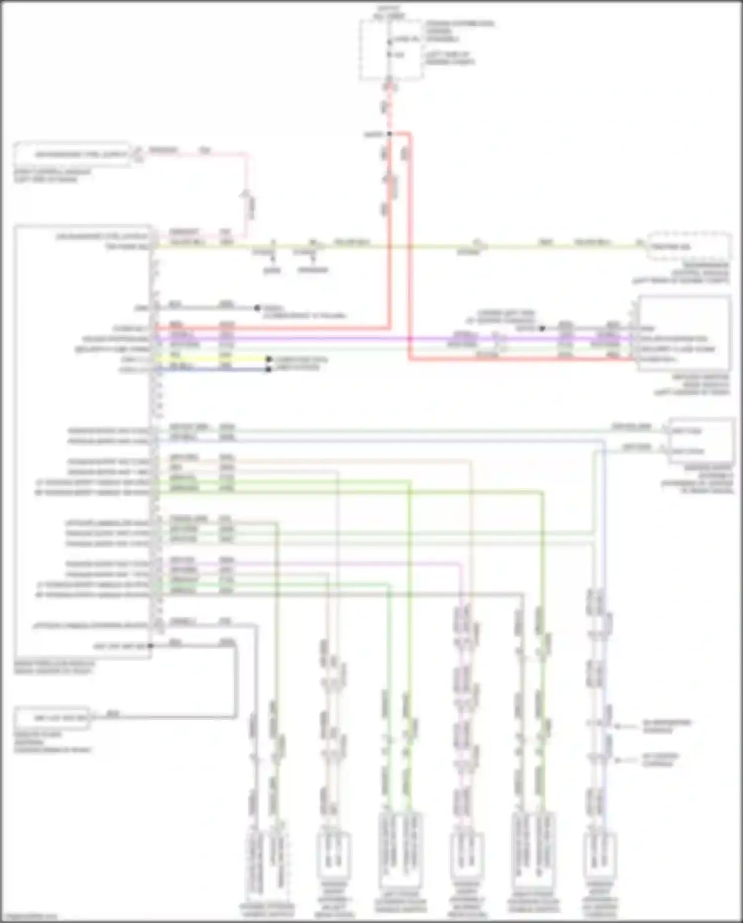 Voyager Chrysler VI (2019-2024): Passive entry circuit