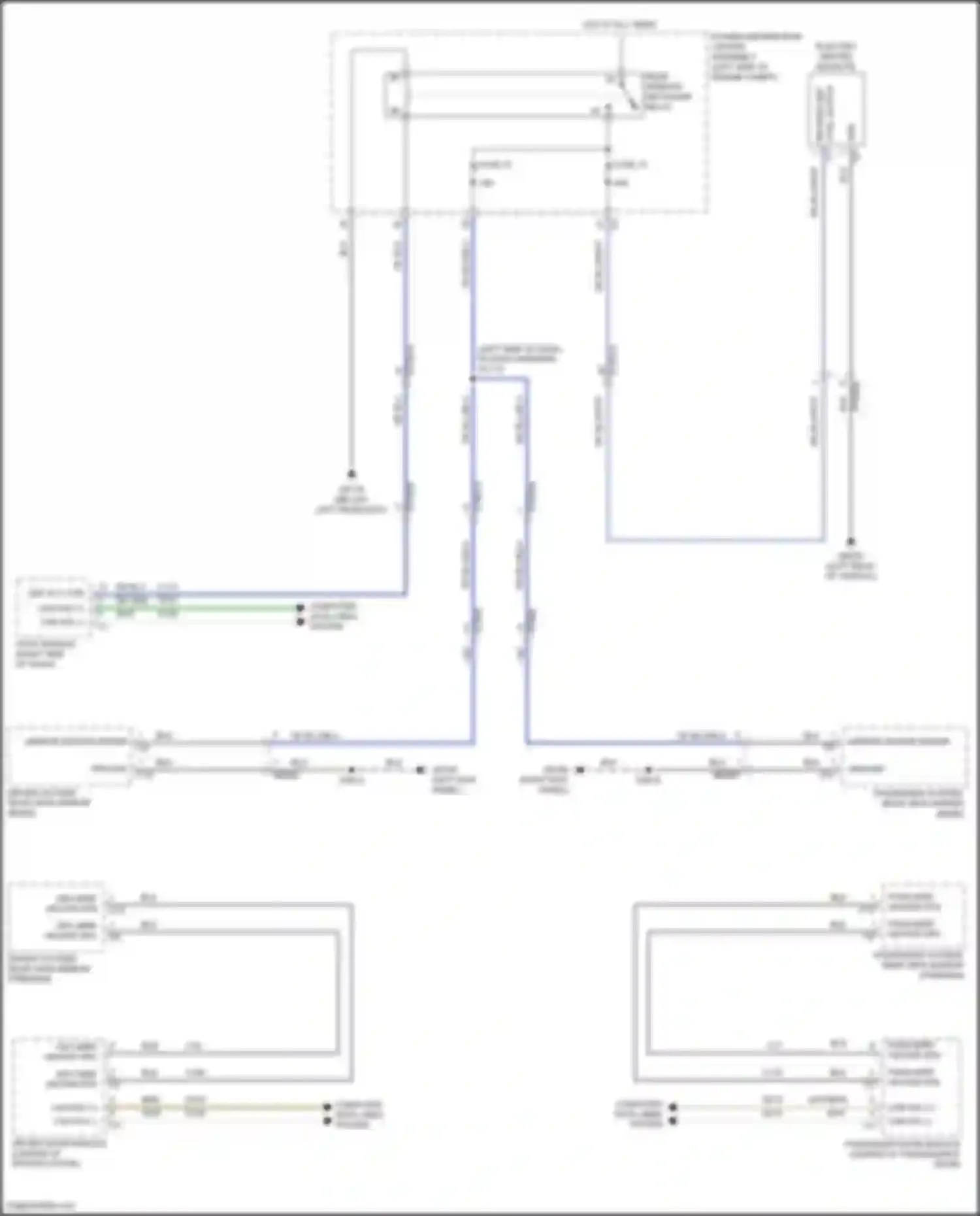 Voyager Chrysler VI (2019-2024): Defoggers circuit