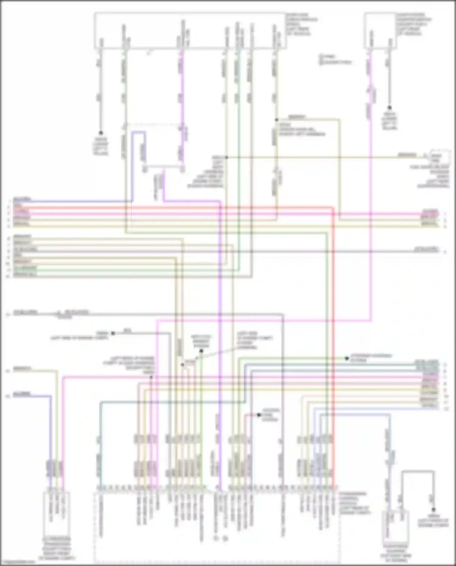 Voyager Chrysler VI (2019-2024): Wiring diagram engine performance 3.6l, engine controls circuit (2 of 7)