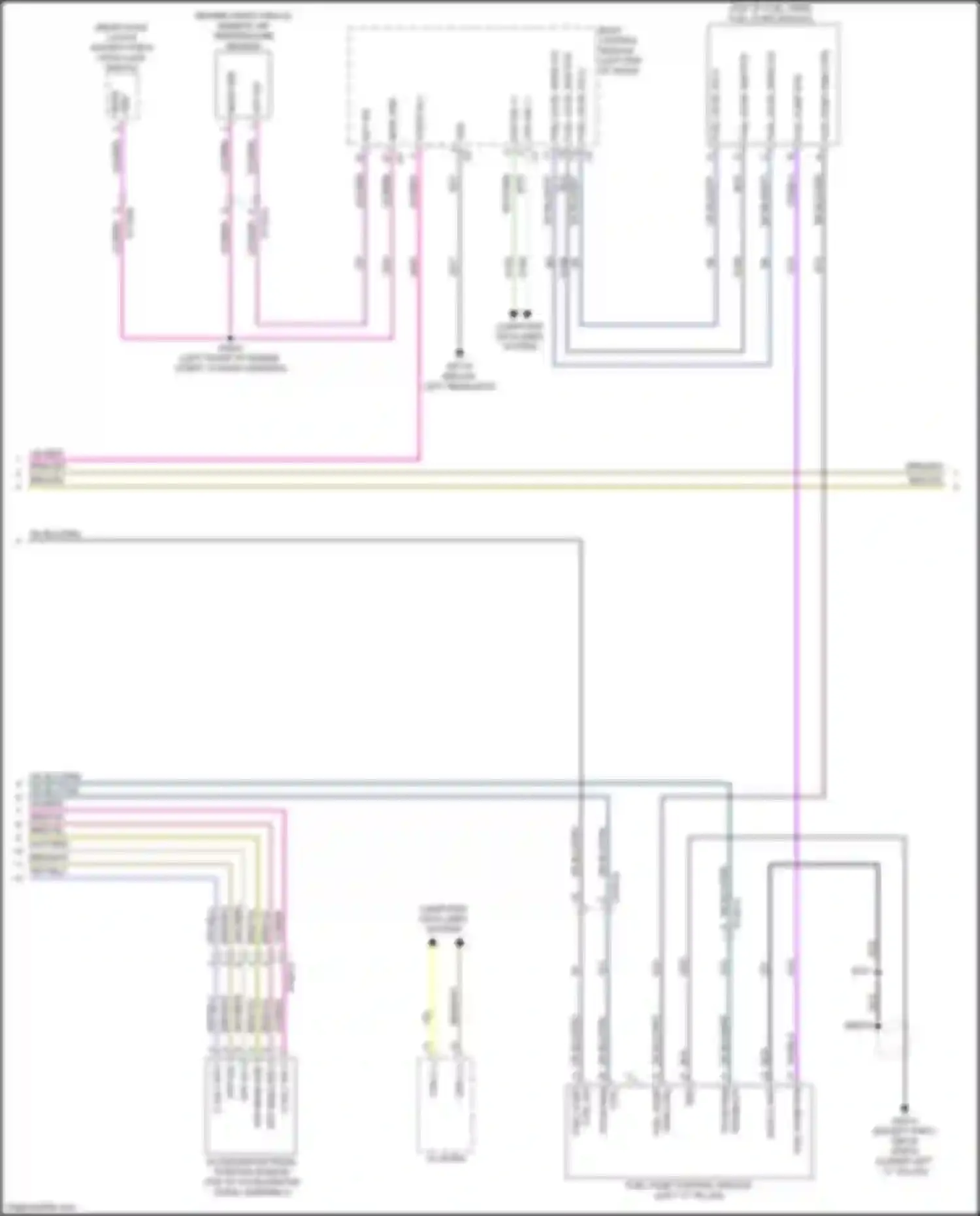 Voyager Chrysler VI (2019-2024): Wiring diagram engine performance 3.6l, engine controls circuit (3 of 7)