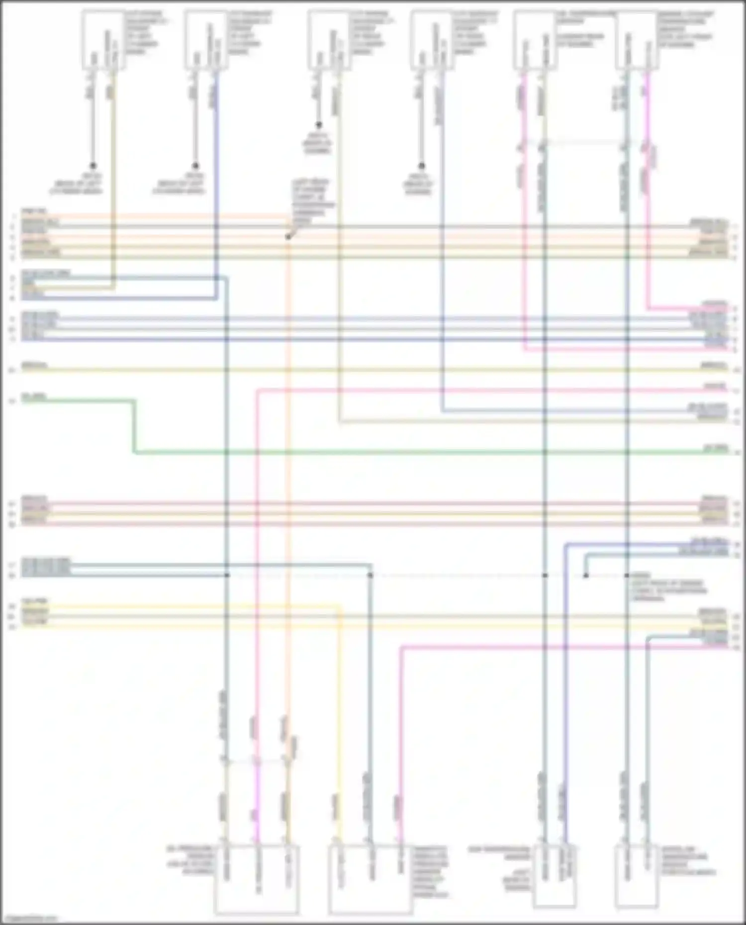 Voyager Chrysler VI (2019-2024): Wiring diagram engine performance 3.6l, engine controls circuit (5 of 7)