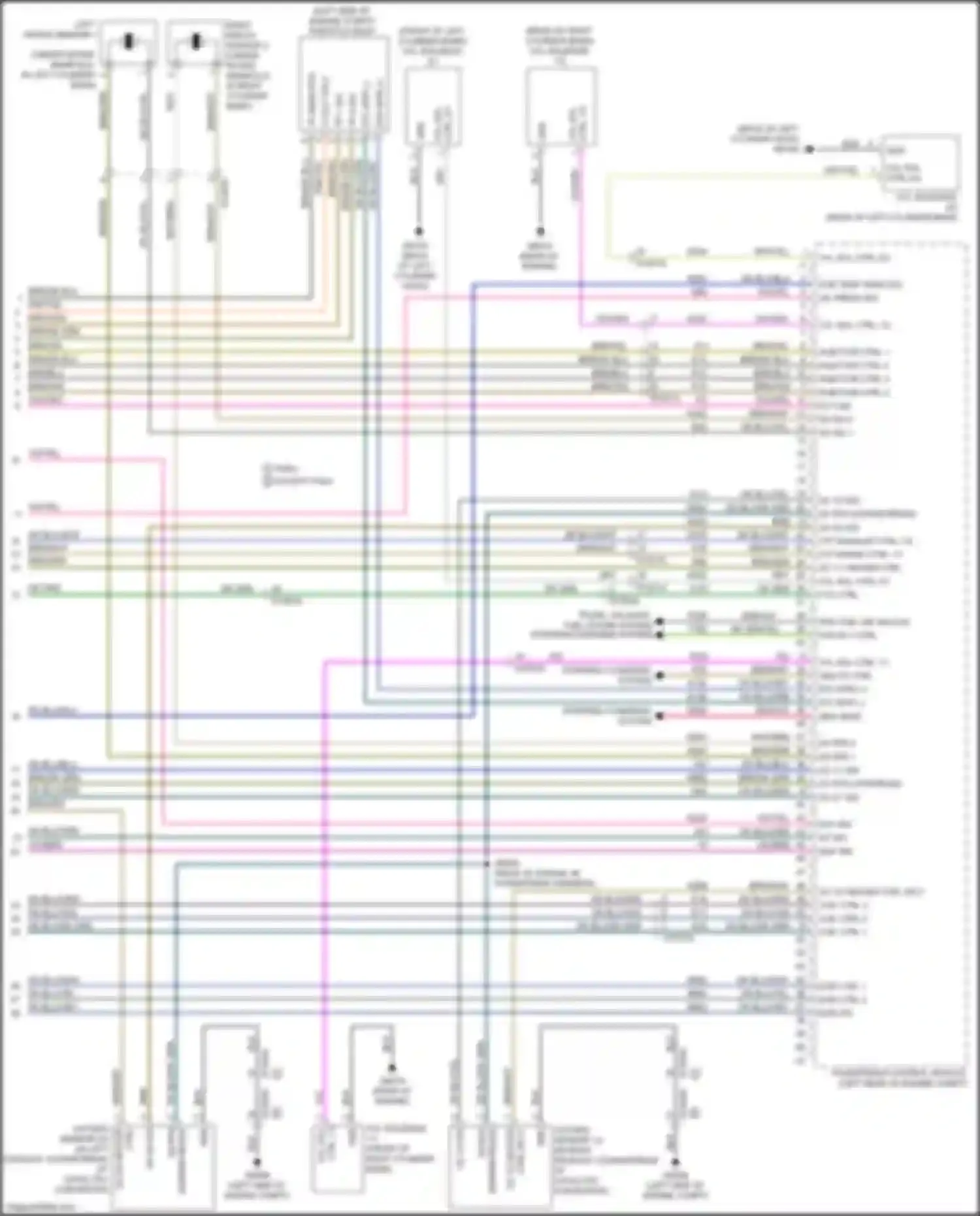 Voyager Chrysler VI (2019-2024): Wiring diagram engine performance 3.6l, engine controls circuit (7 of 7)