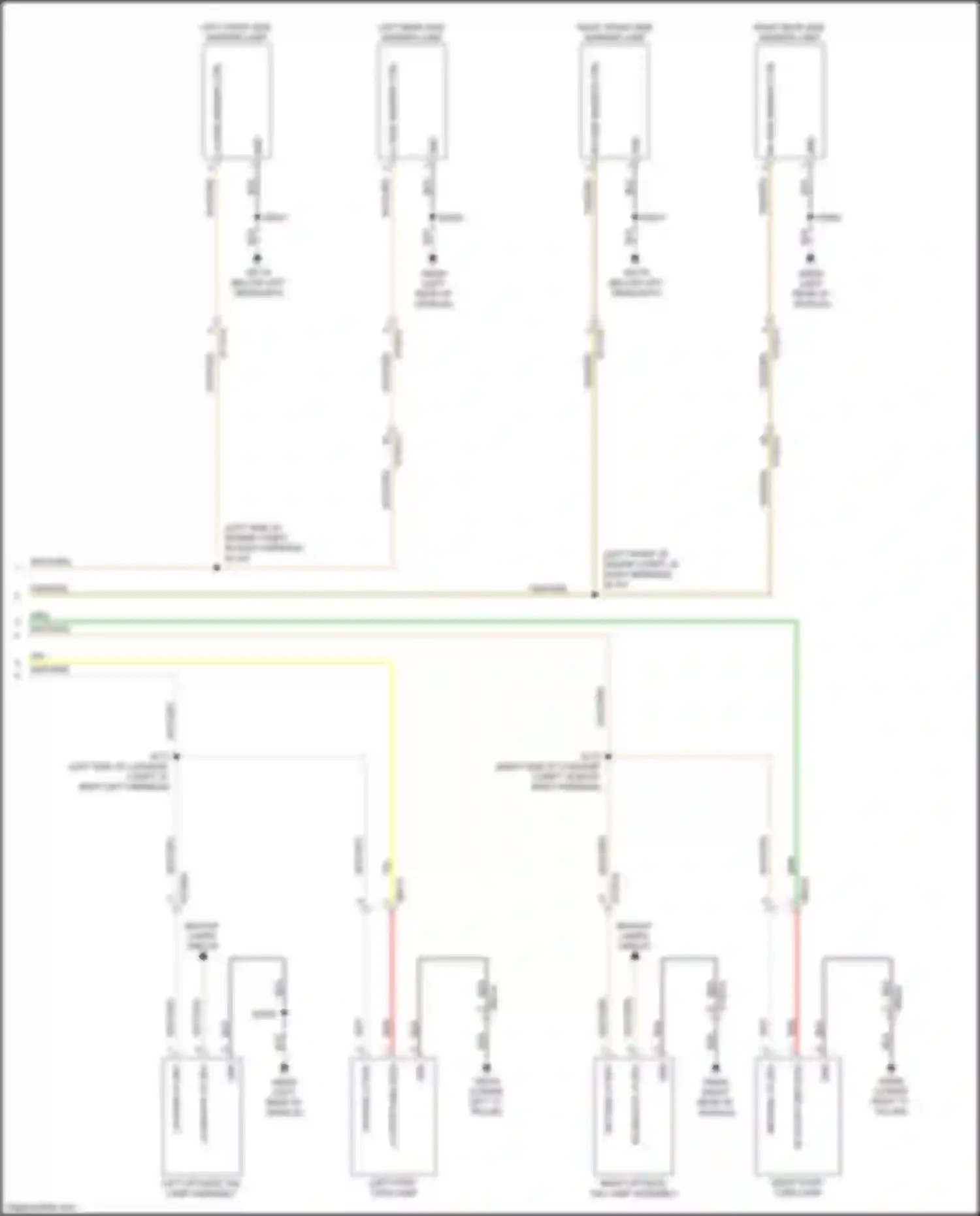 Voyager Chrysler VI (2019-2024): Exterior lamps circuit, base (3 of 3)