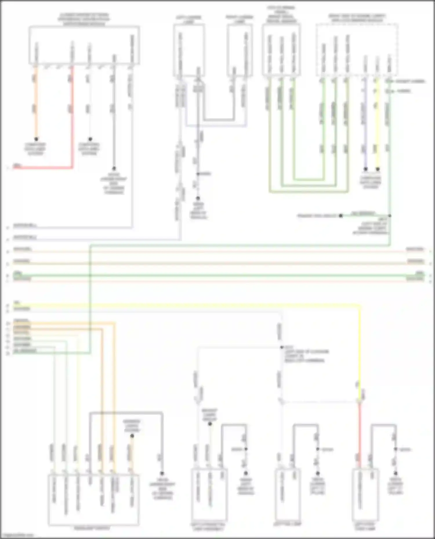 Voyager Chrysler VI (2019-2024): Exterior lamps circuit, premium (2 of 3)