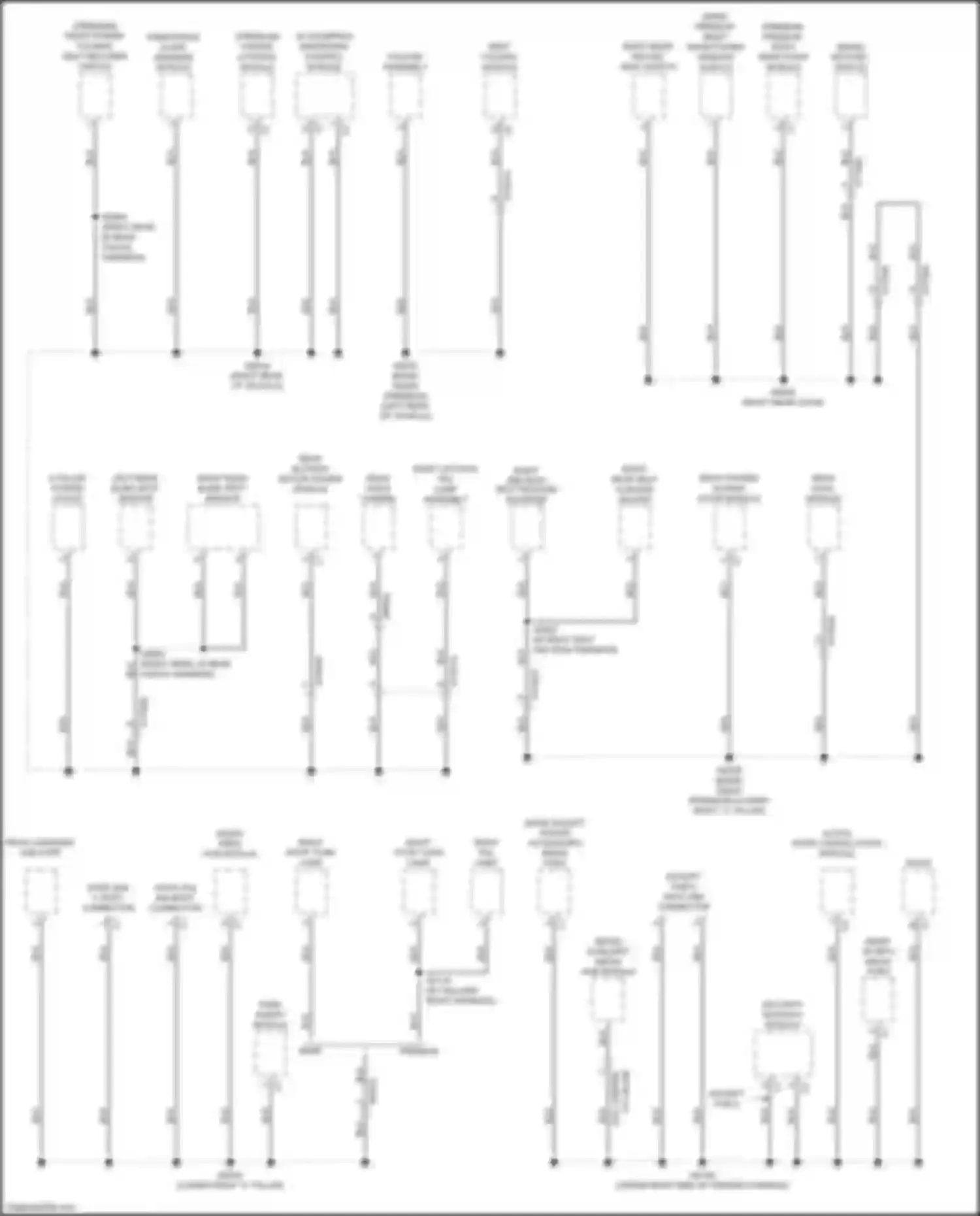Voyager Chrysler VI (2019-2024): Ground distribution circuit (7 of 7)