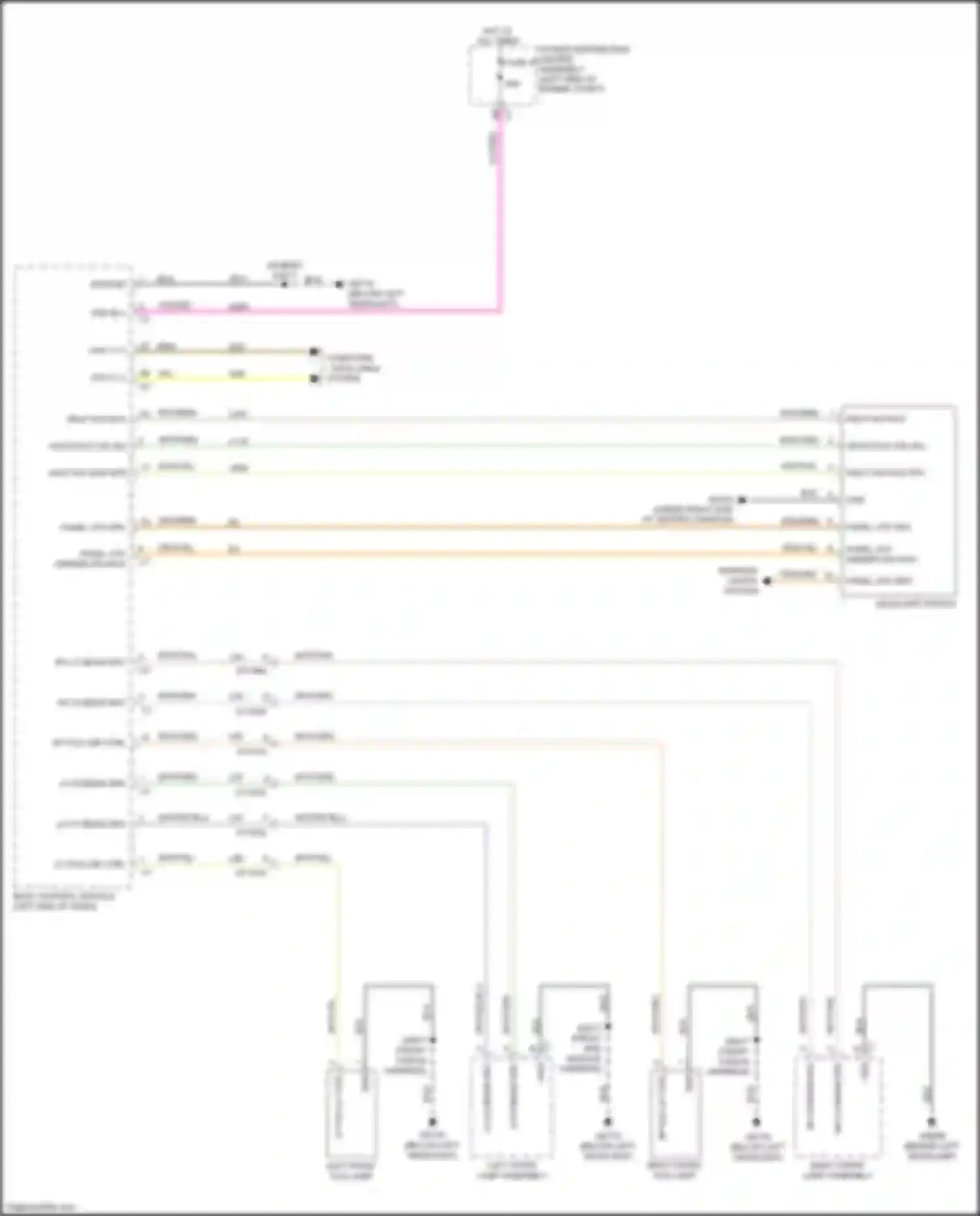 Voyager Chrysler VI (2019-2024): Headlights circuit, base (1 of 2)