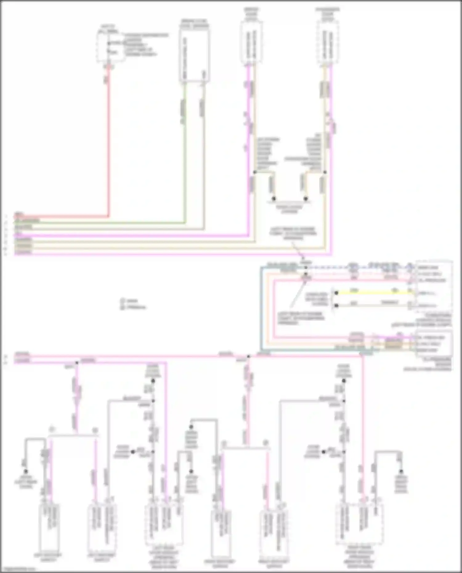Voyager Chrysler VI (2019-2024): Instrument cluster circuit (2 of 2)