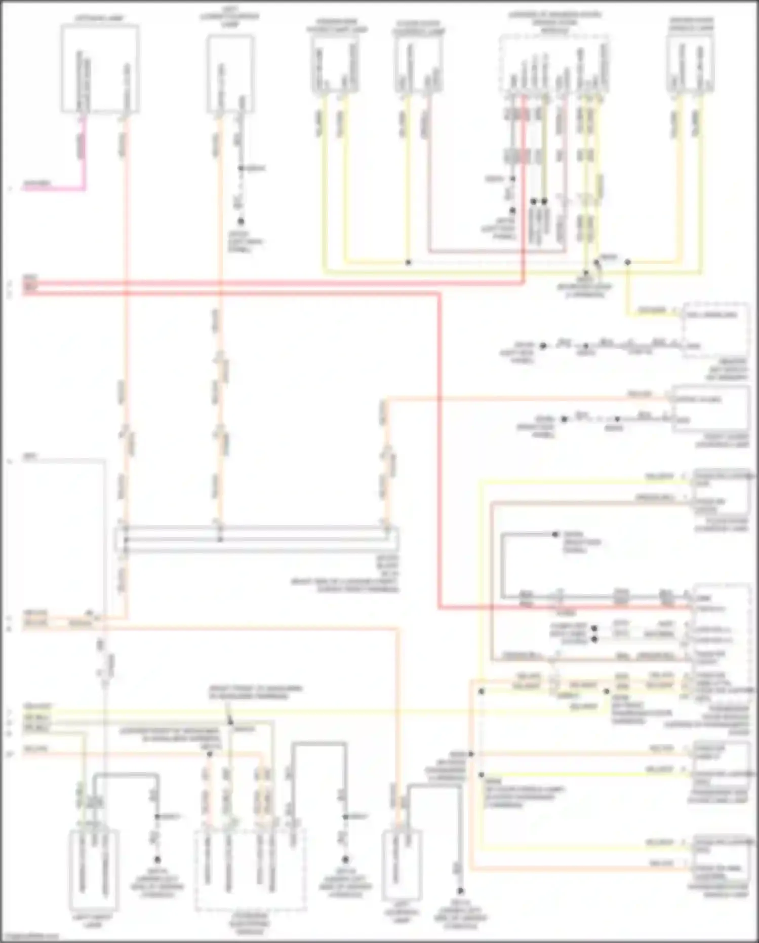 Voyager Chrysler VI (2019-2024): Courtesy lamps circuit (4 of 4)