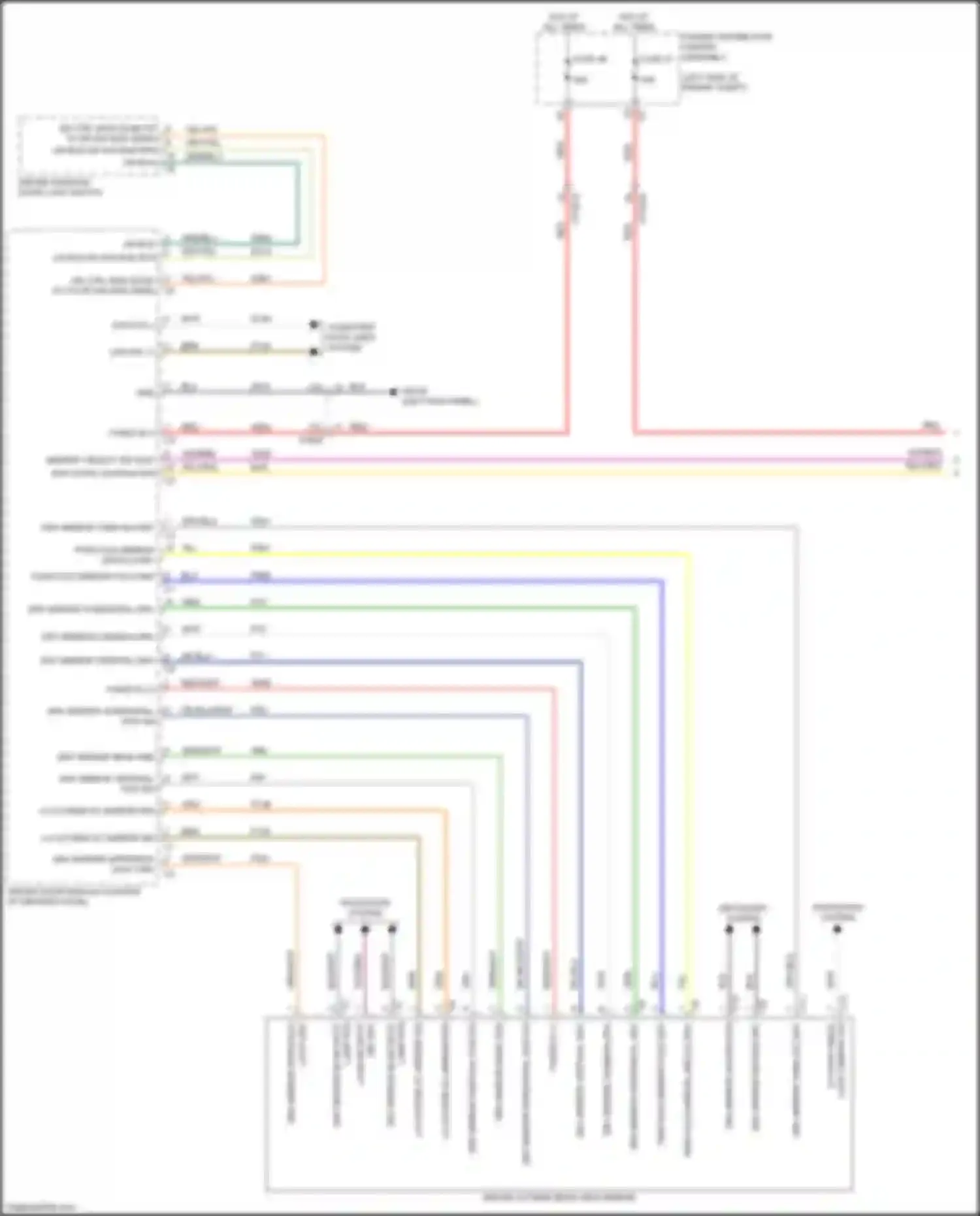 Voyager Chrysler VI (2019-2024): Memory mirrors circuit (1 of 2)