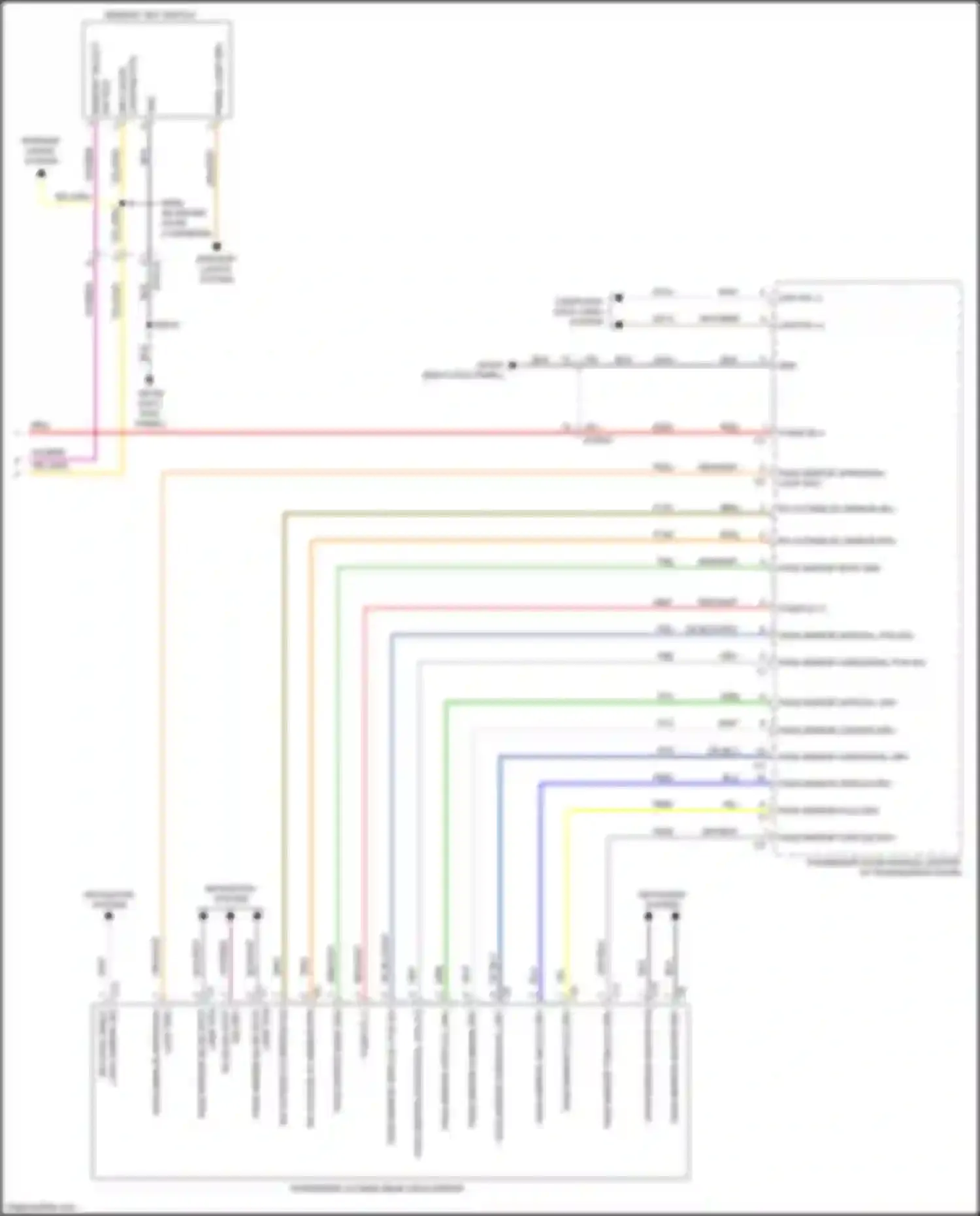 Voyager Chrysler VI (2019-2024): Memory mirrors circuit (2 of 2)