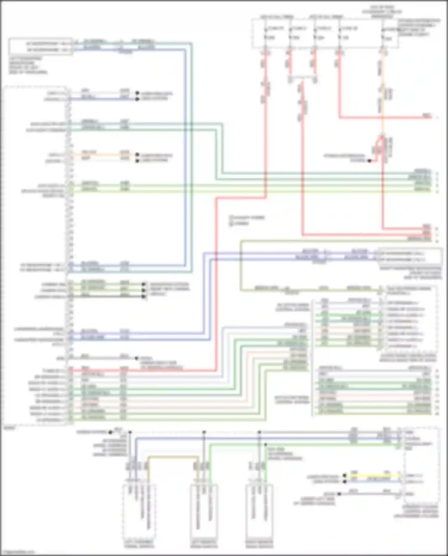Voyager Chrysler VI (2019-2024): Navigation circuit, premium 1 w/o rfv (1 of 5)