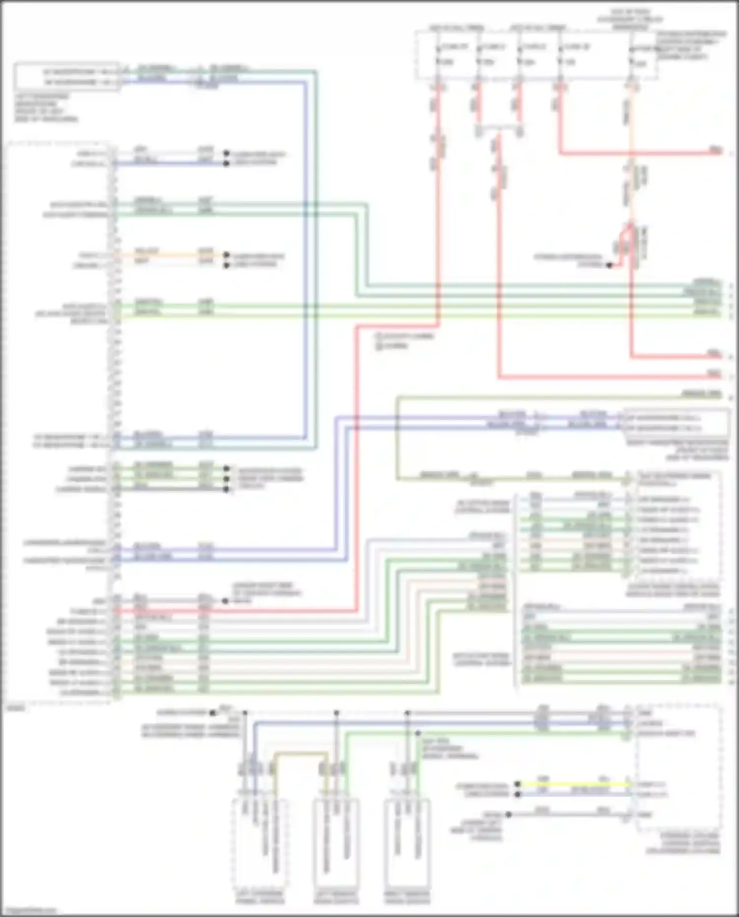 Voyager Chrysler VI (2019-2024): Navigation circuit, premium 2 w/o rfv (1 of 4)