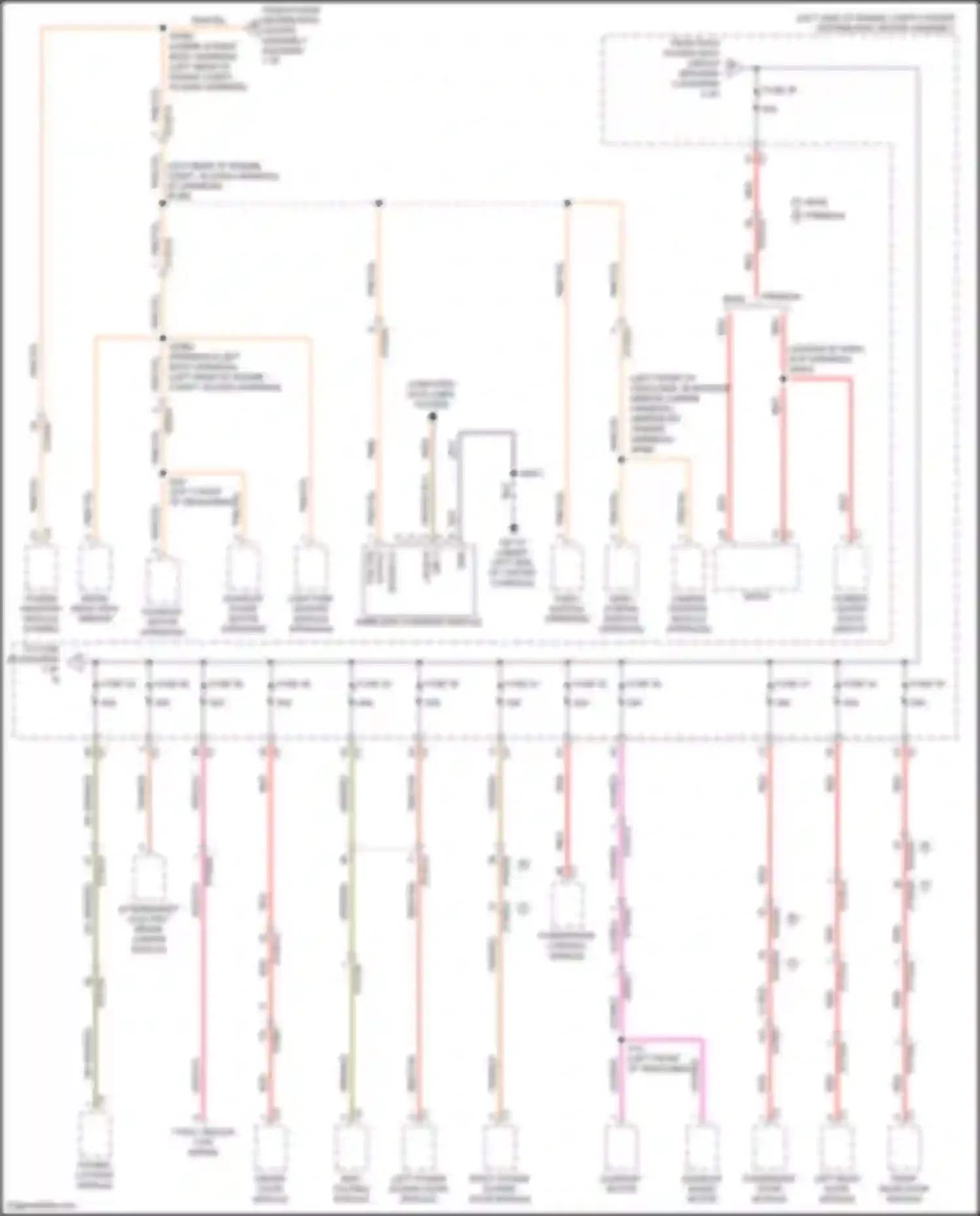 Voyager Chrysler VI (2019-2024): Power distribution circuit (5 of 8)