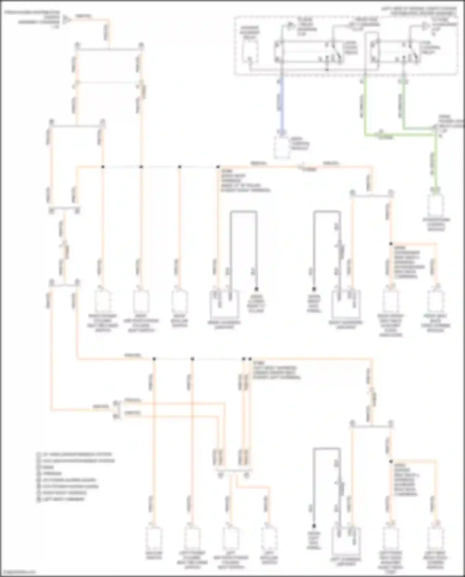 Voyager Chrysler VI (2019-2024): Power distribution circuit (6 of 8)