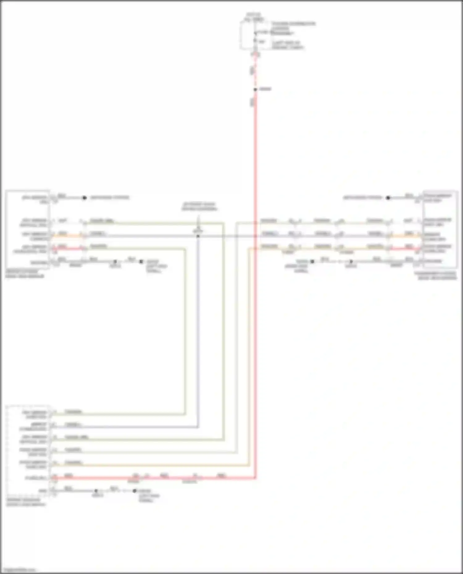 Voyager Chrysler VI (2019-2024): Power mirrors circuit, base